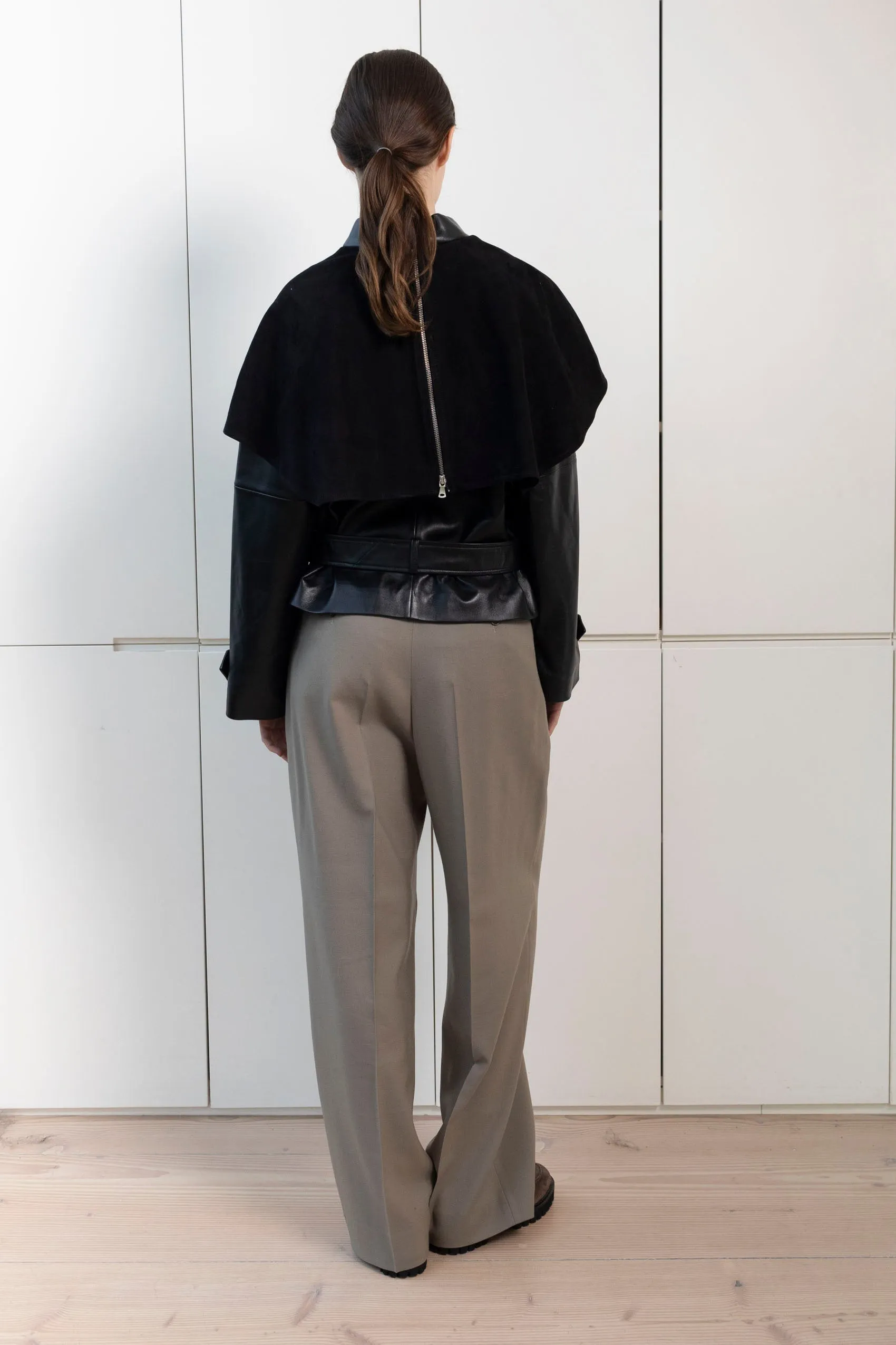 Rose Leather Jacket sold by DUCIE product image thumbnail 2