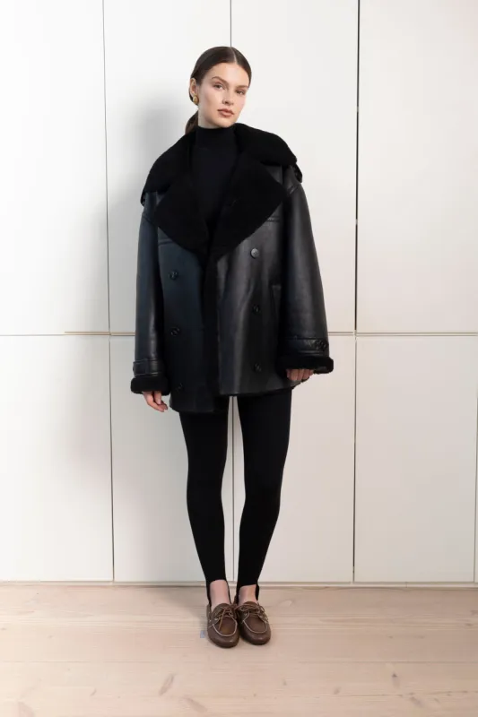 Selena Shearling Jacket sold by DUCIE