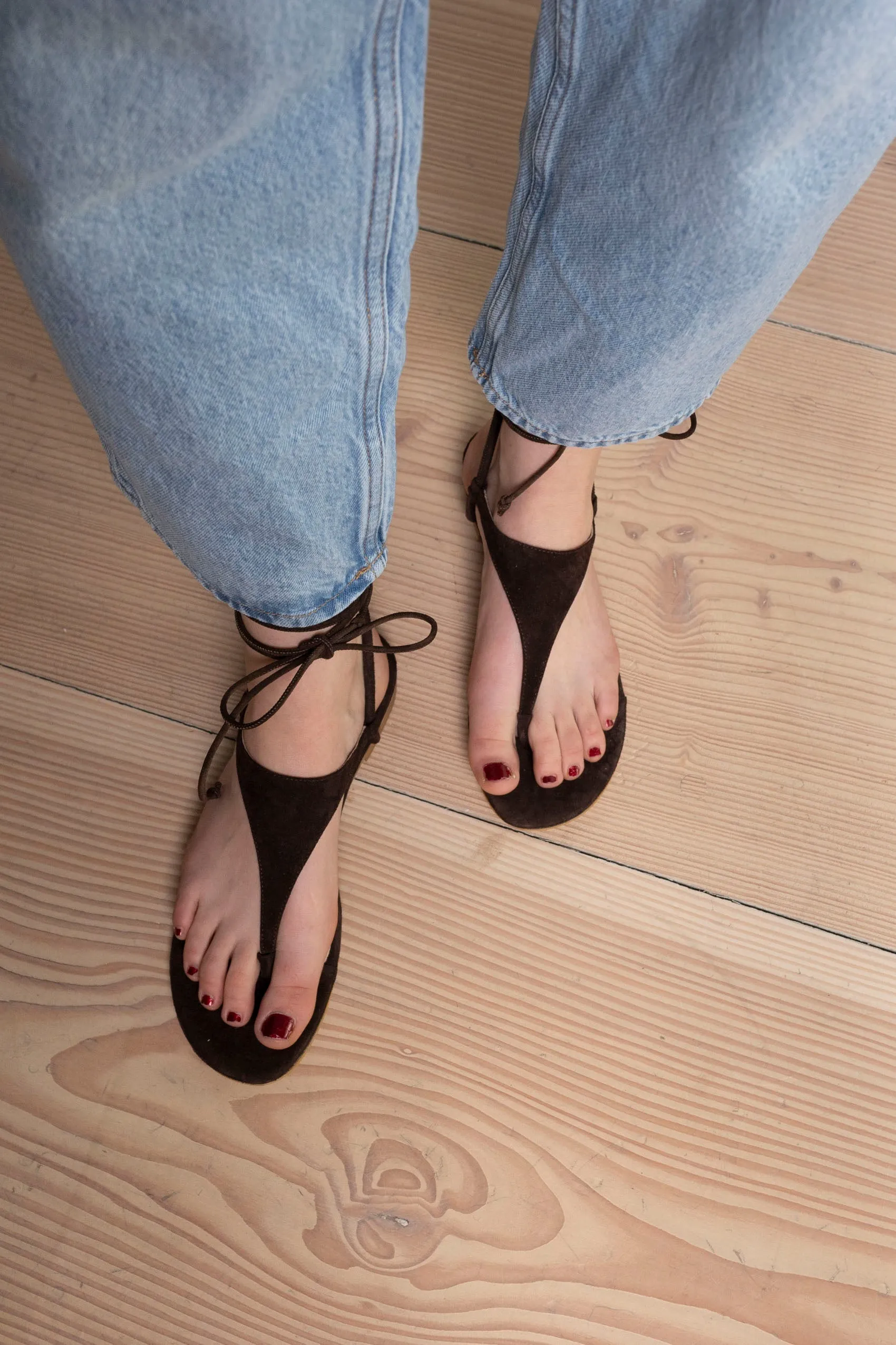 Leia Suede Sandals sold by DUCIE product image thumbnail 2