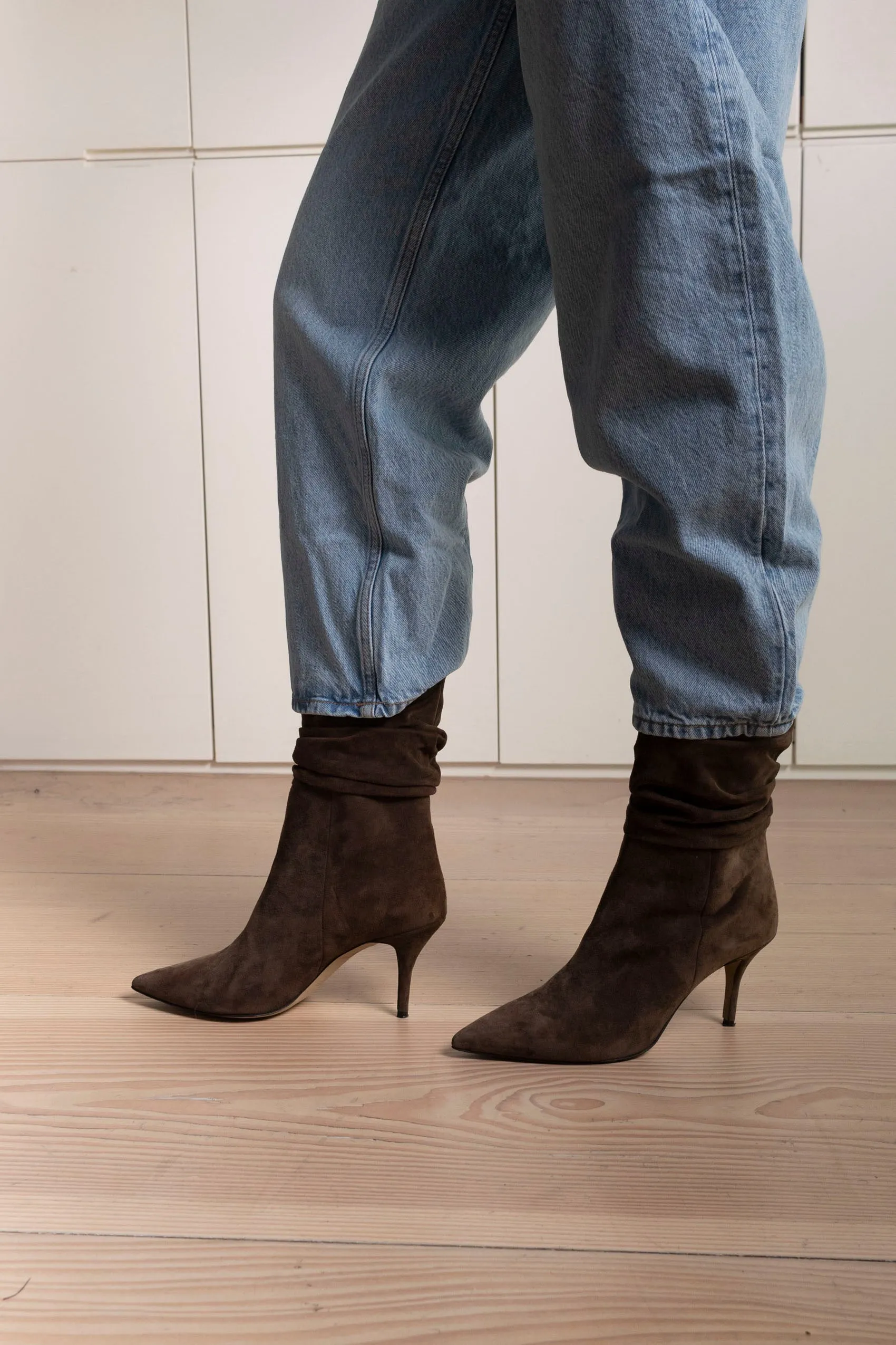 Zara Suede Boots sold by DUCIE