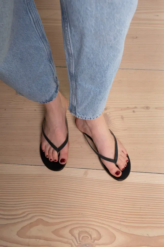 Lira Leather Flip Flops sold by DUCIE