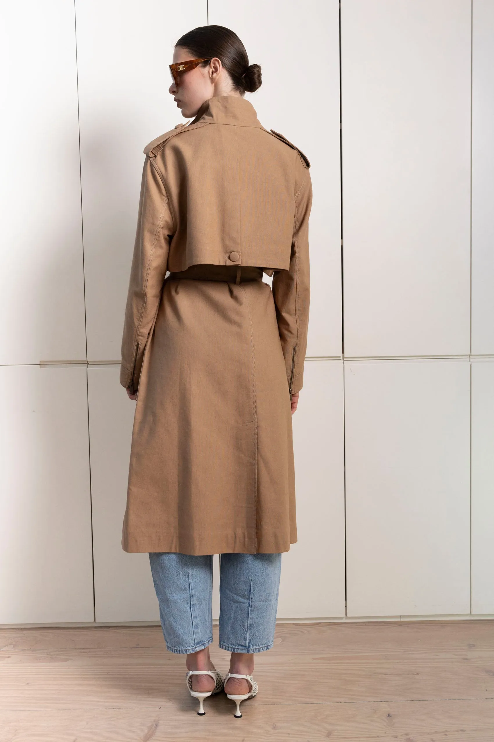 Skye Canvas coat sold by DUCIE product image thumbnail 3