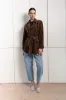 Lisa Suede Belted Jacket sold by DUCIE