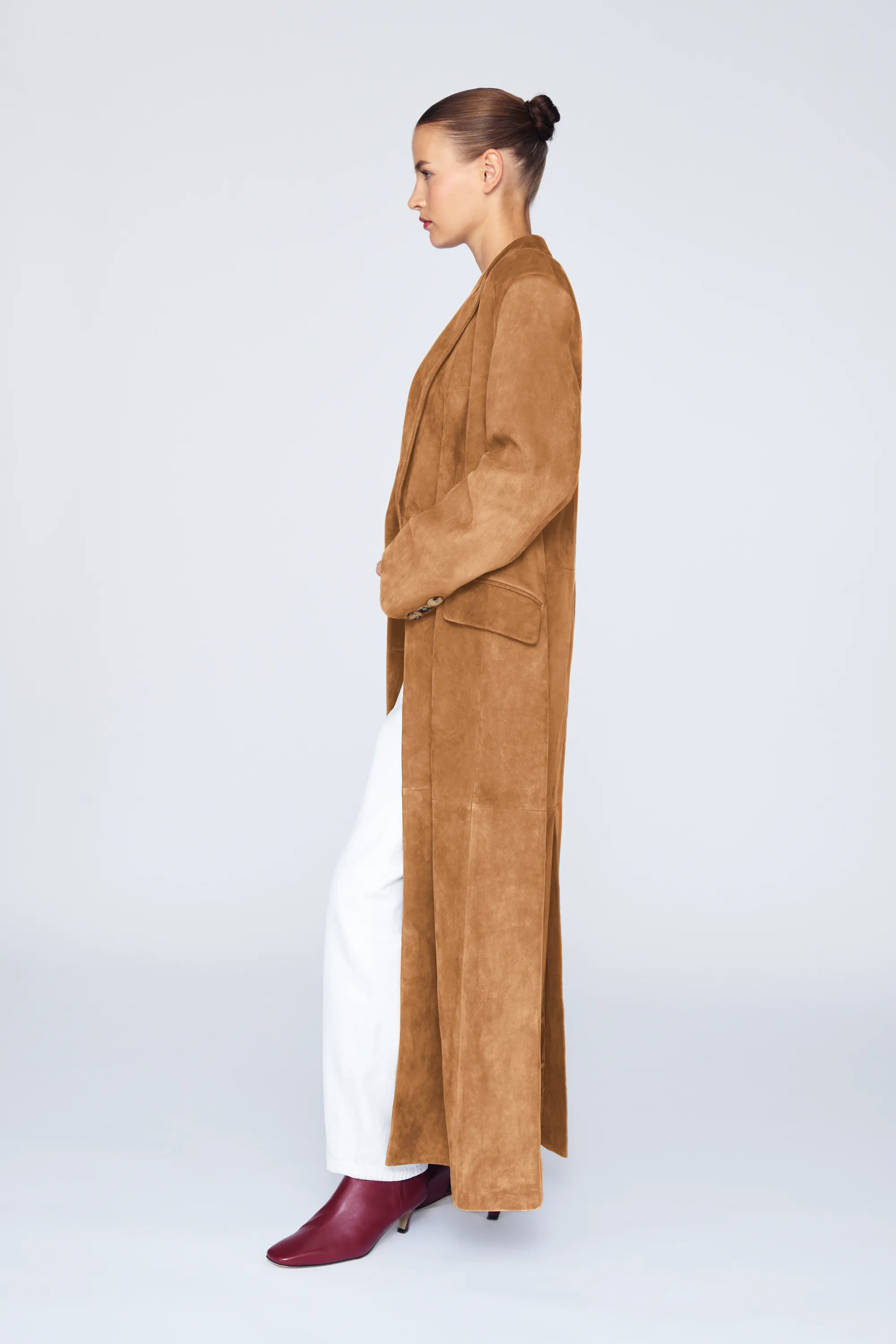 Aggie Suede Coat sold by DUCIE product image thumbnail 3