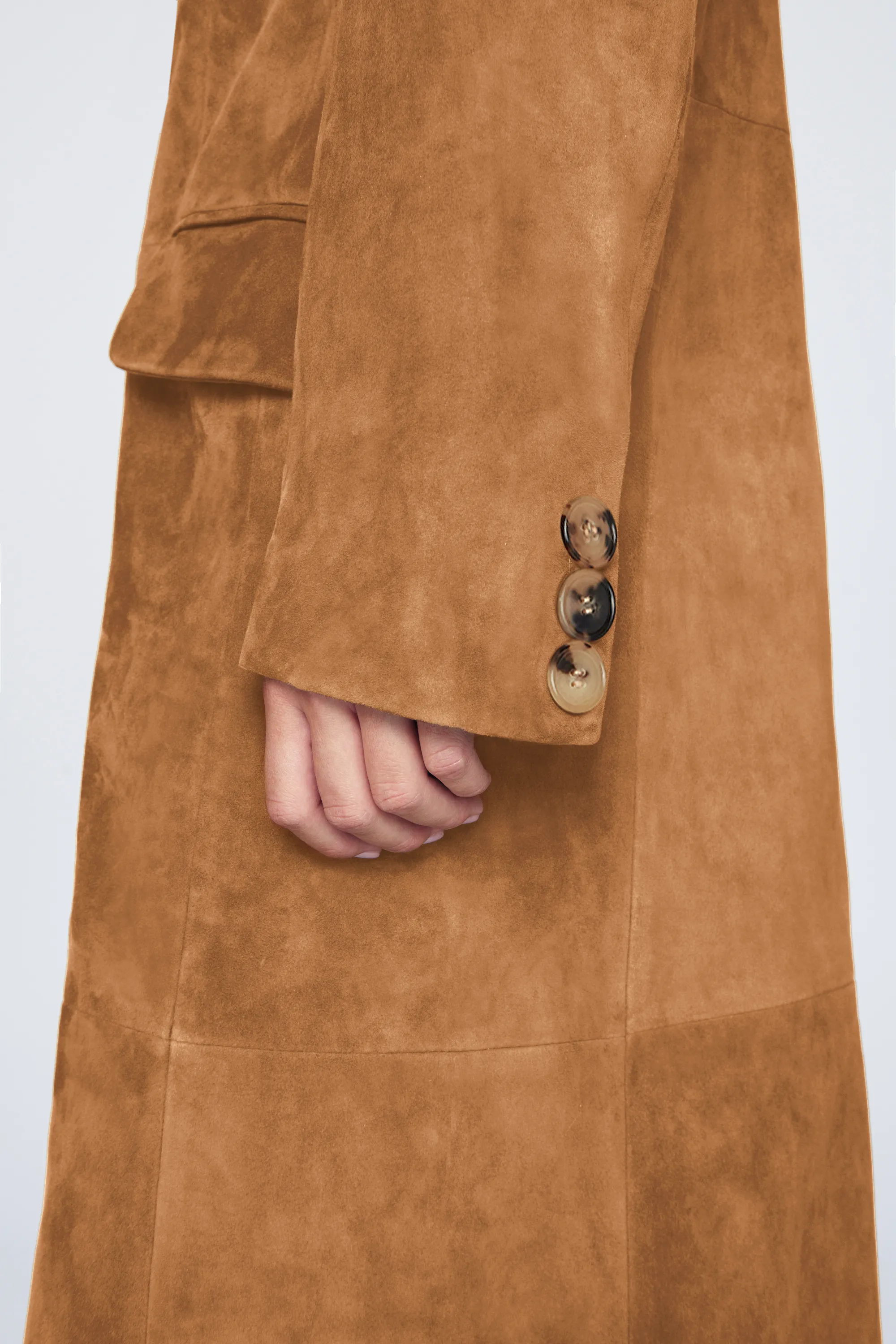 Aggie Suede Coat sold by DUCIE product image thumbnail 5