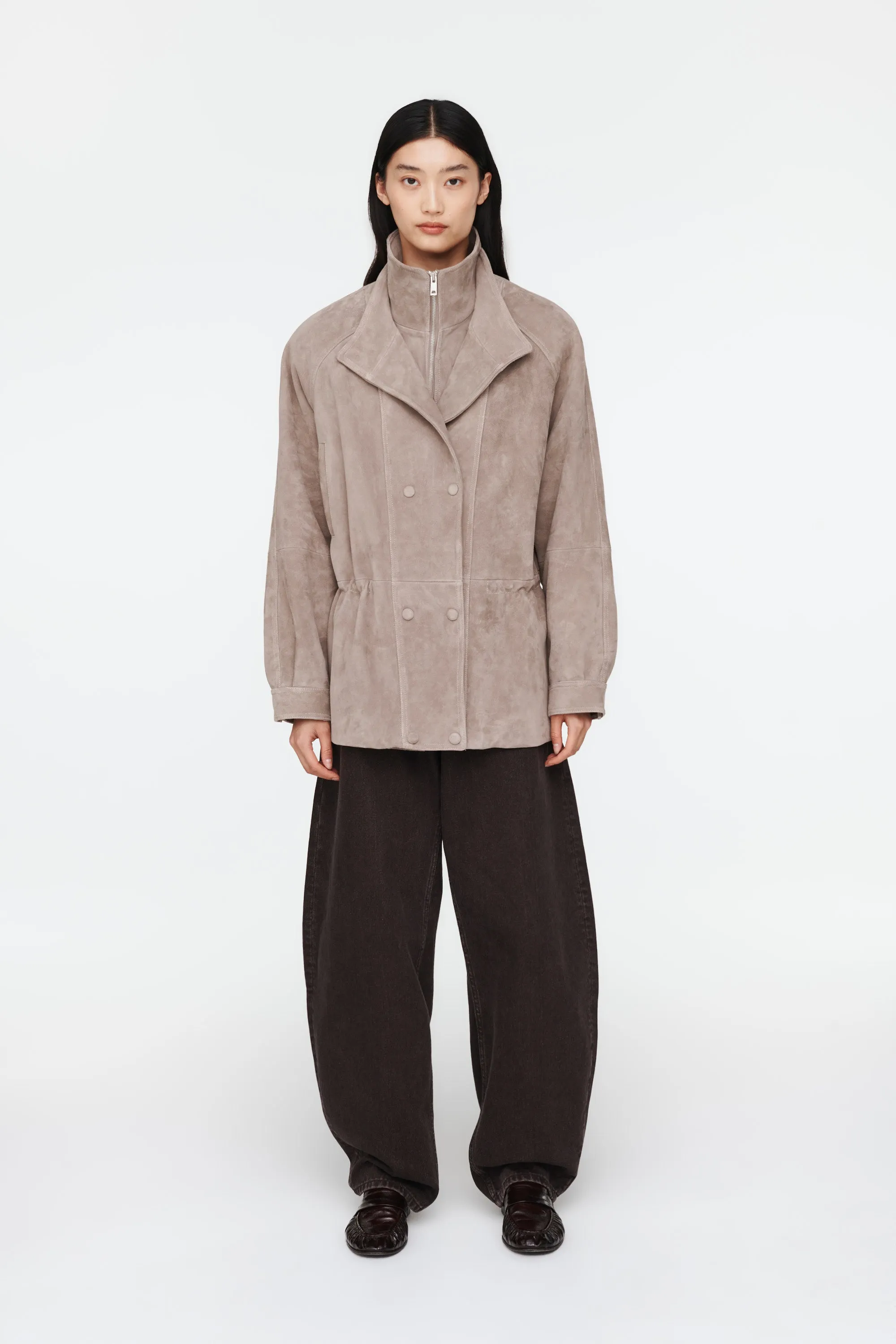 Scarlett Suede Jacket sold by DUCIE