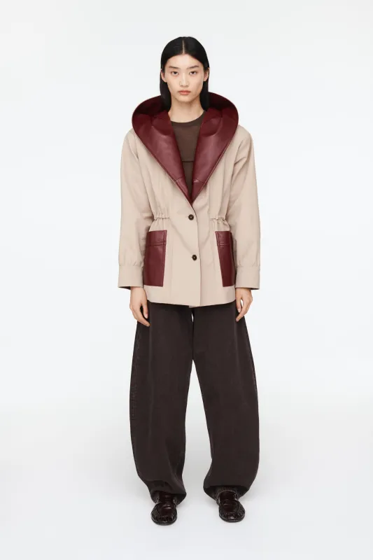 Alice Canvas Hooded Jacket sold by DUCIE