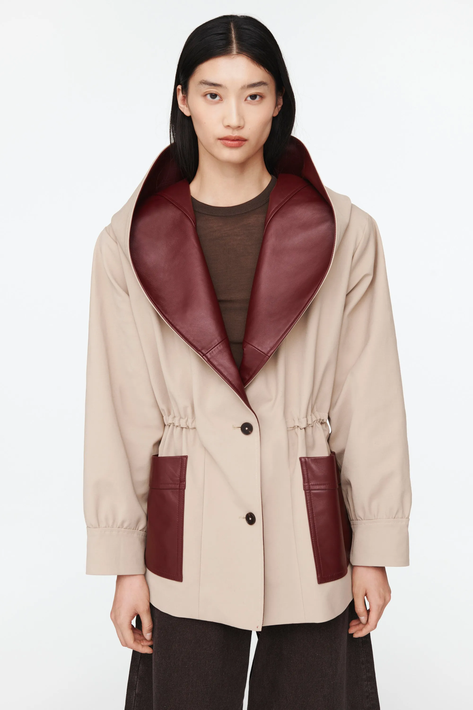 Alice Canvas Hooded Jacket sold by DUCIE product image thumbnail 4