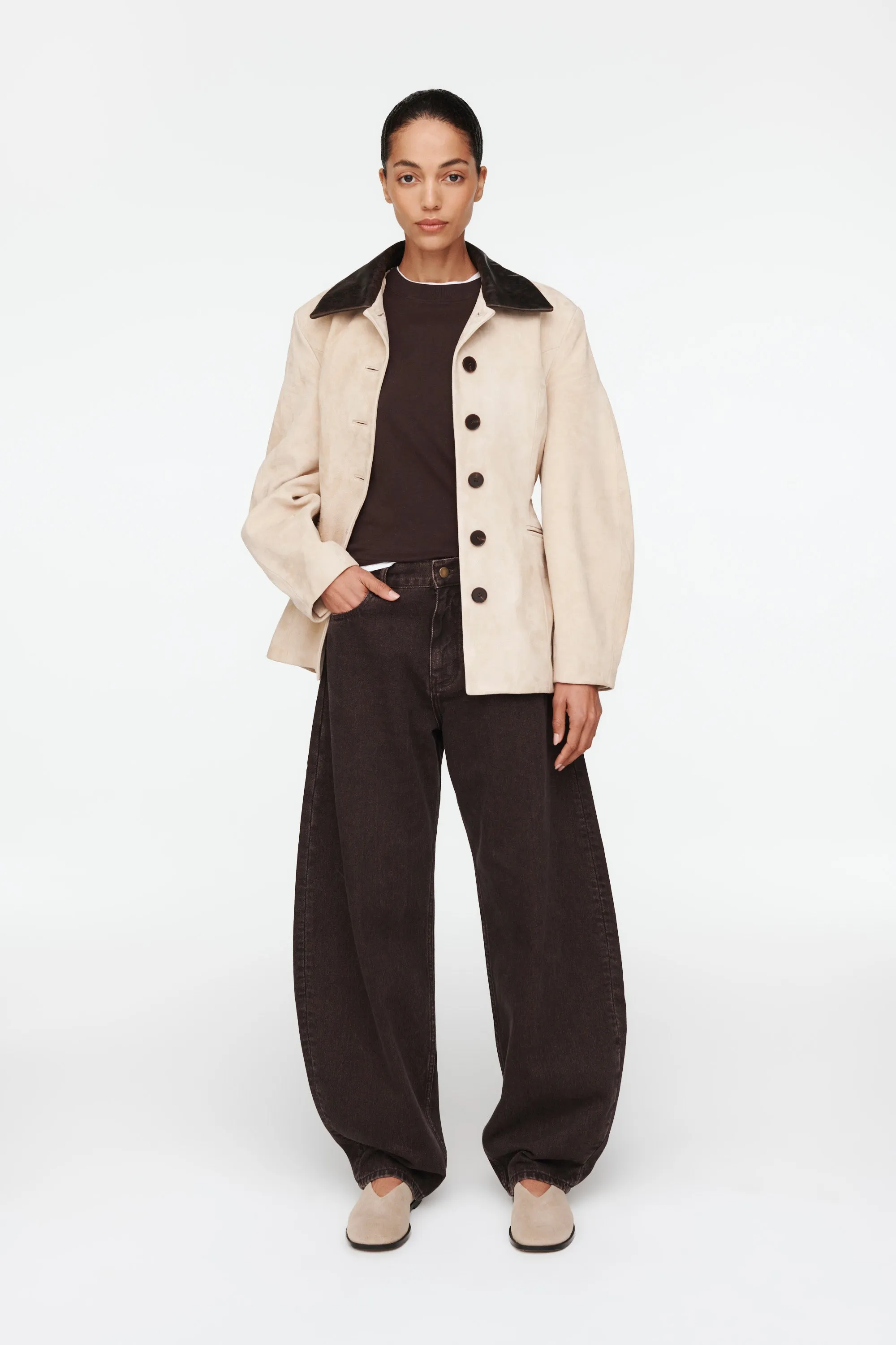 Gia Suede Jacket sold by DUCIE