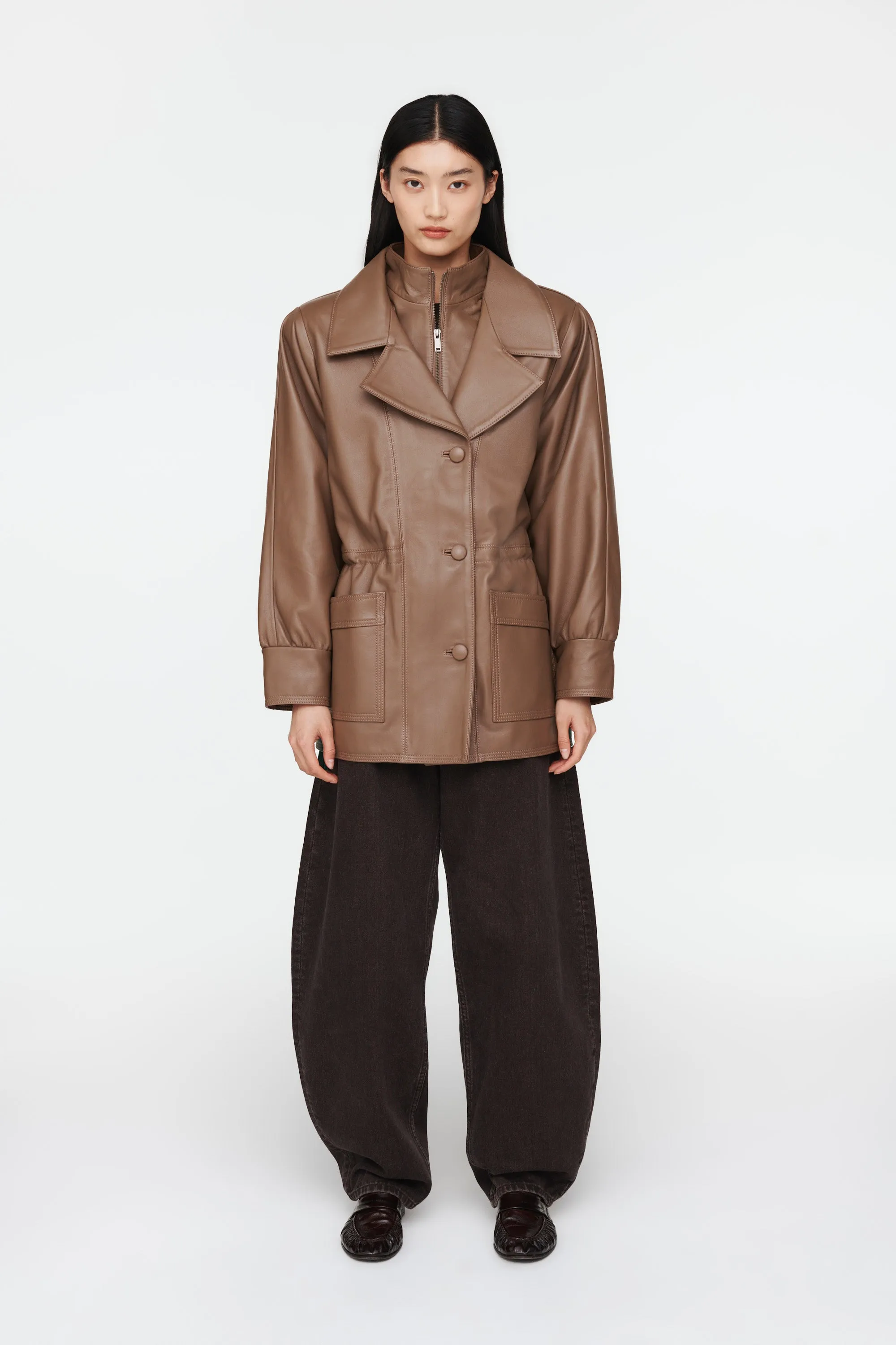 Alice Leather Jacket sold by DUCIE