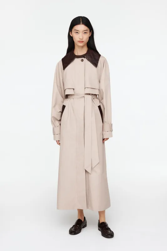 Juliet Canvas Trench Coat sold by DUCIE