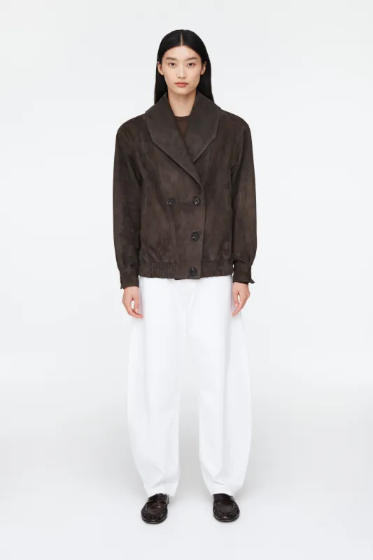 Charlie Suede Jacket sold by DUCIE