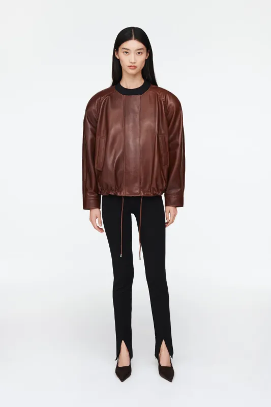Suki Leather Jacket sold by DUCIE