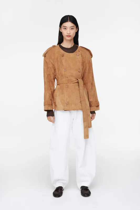 Klarissa Suede Jacket sold by DUCIE