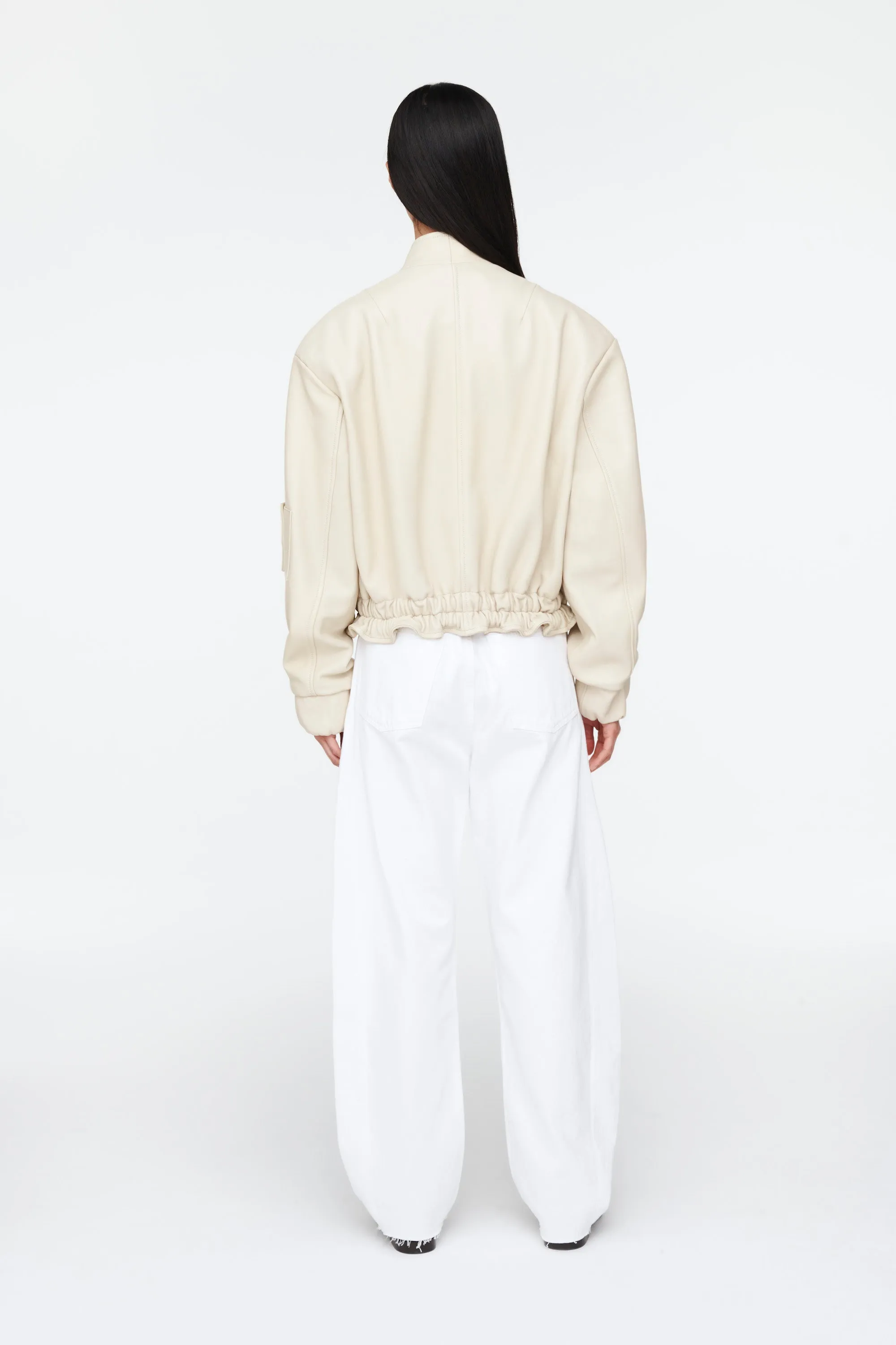 Frankie Leather Bomber sold by DUCIE product image thumbnail 3