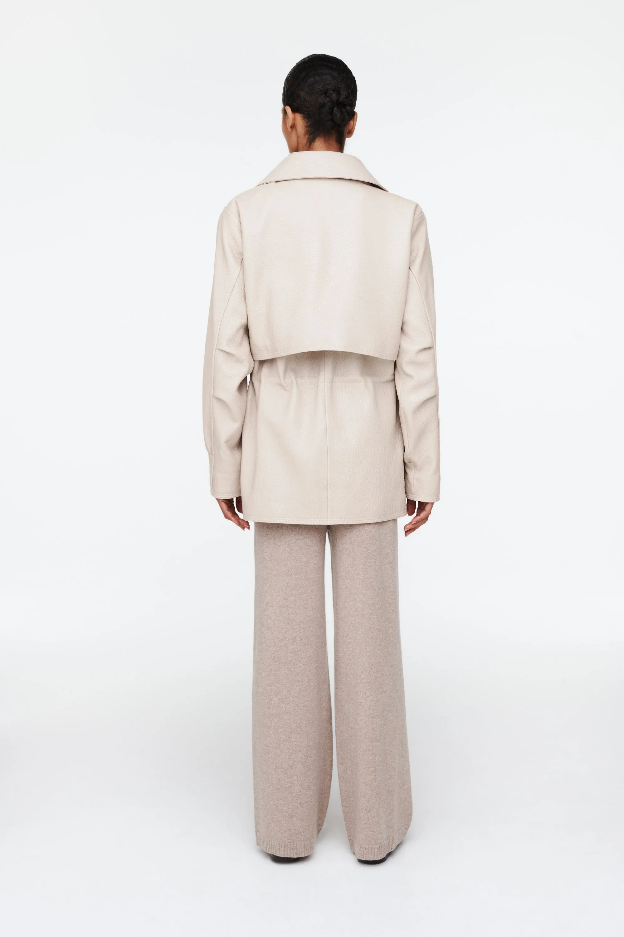 Alice Leather Jacket sold by DUCIE product image thumbnail 3