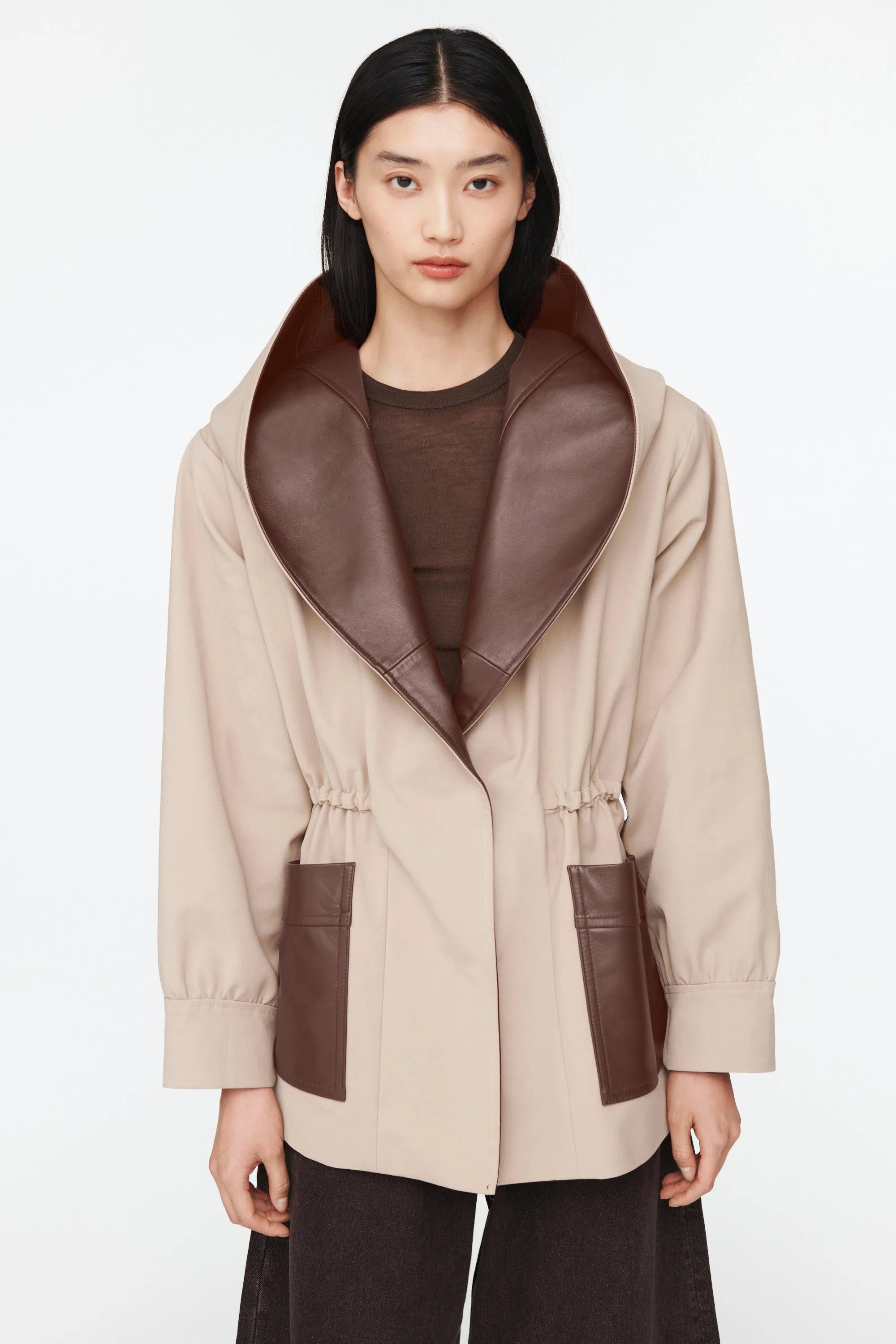 Alice Canvas Hooded Jacket sold by DUCIE product image thumbnail 3
