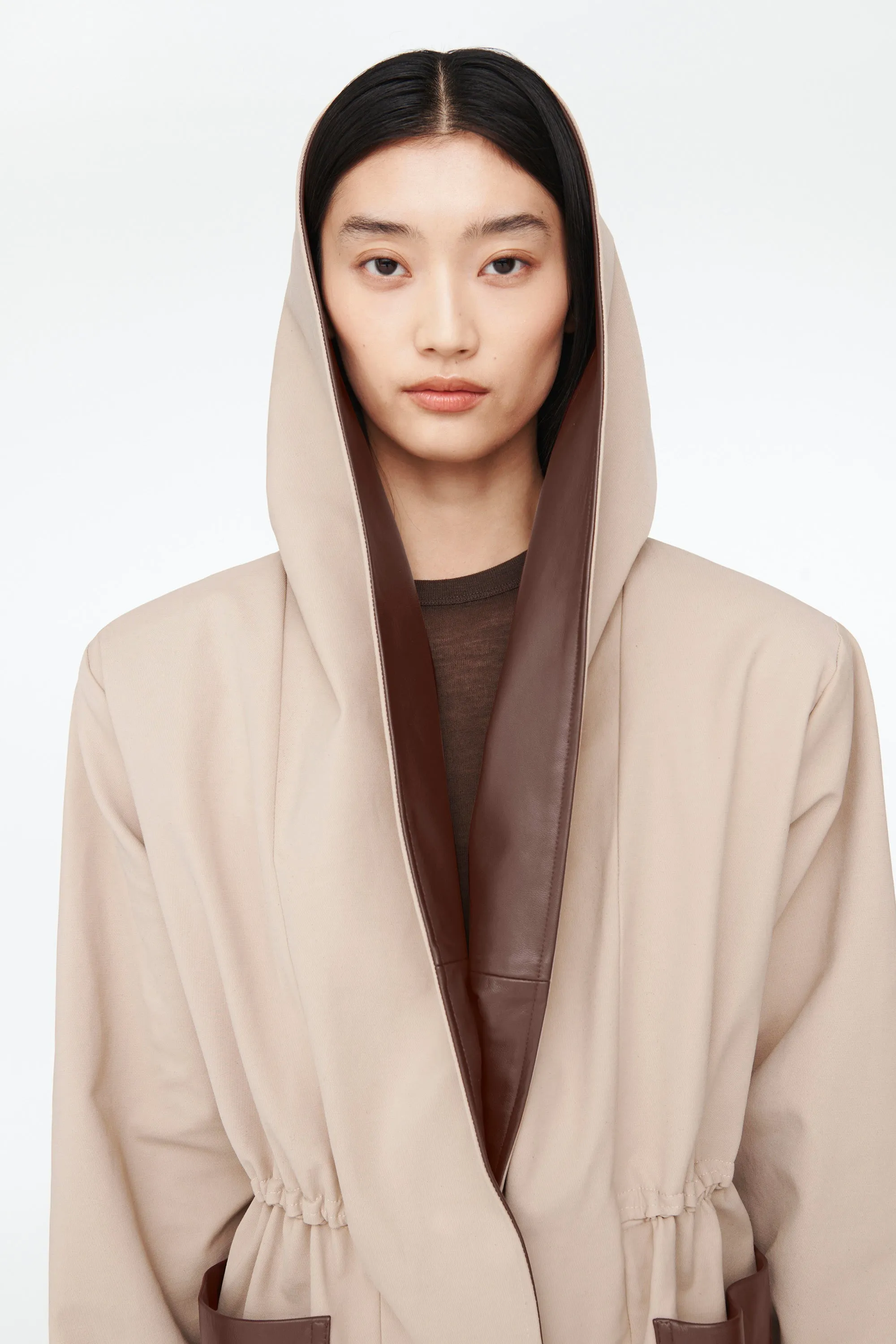 Alice Canvas Hooded Jacket sold by DUCIE product image thumbnail 4