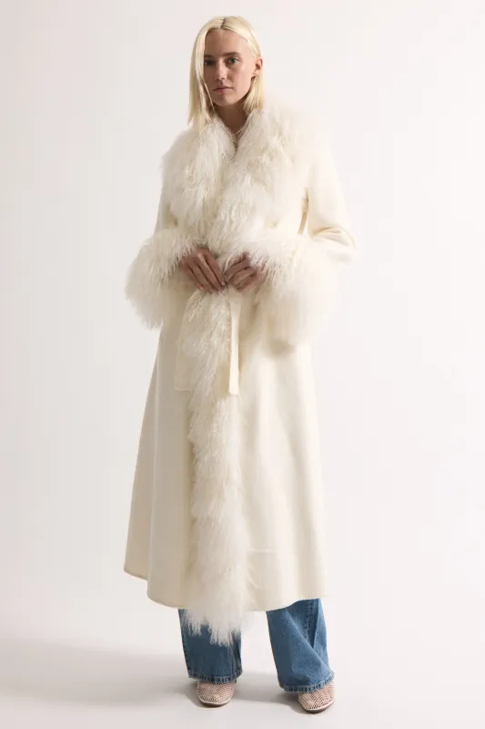 Lola Mongolian Coat sold by DUCIE