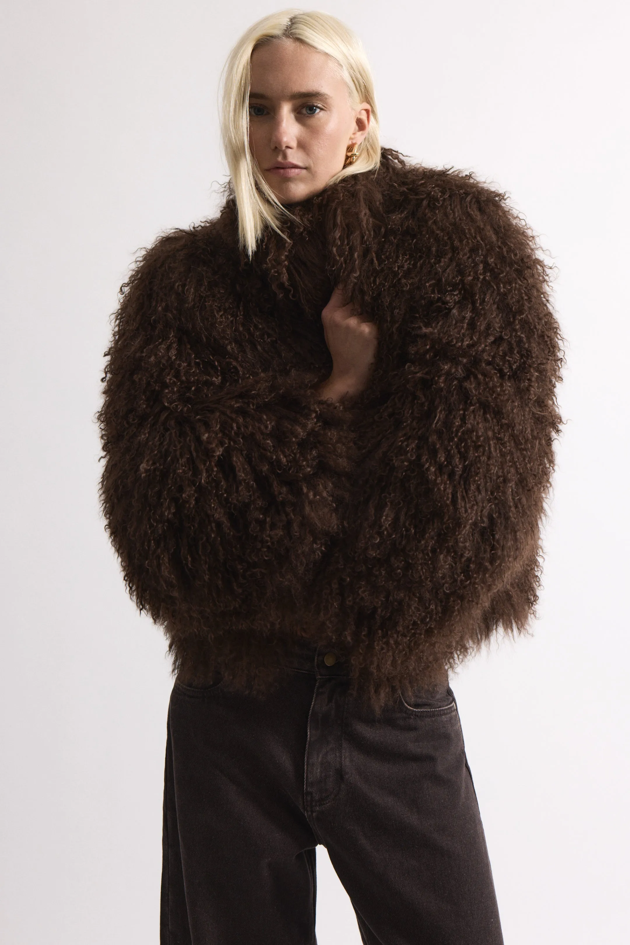 Rochelle Shearling Jacket sold by DUCIE product image thumbnail 5