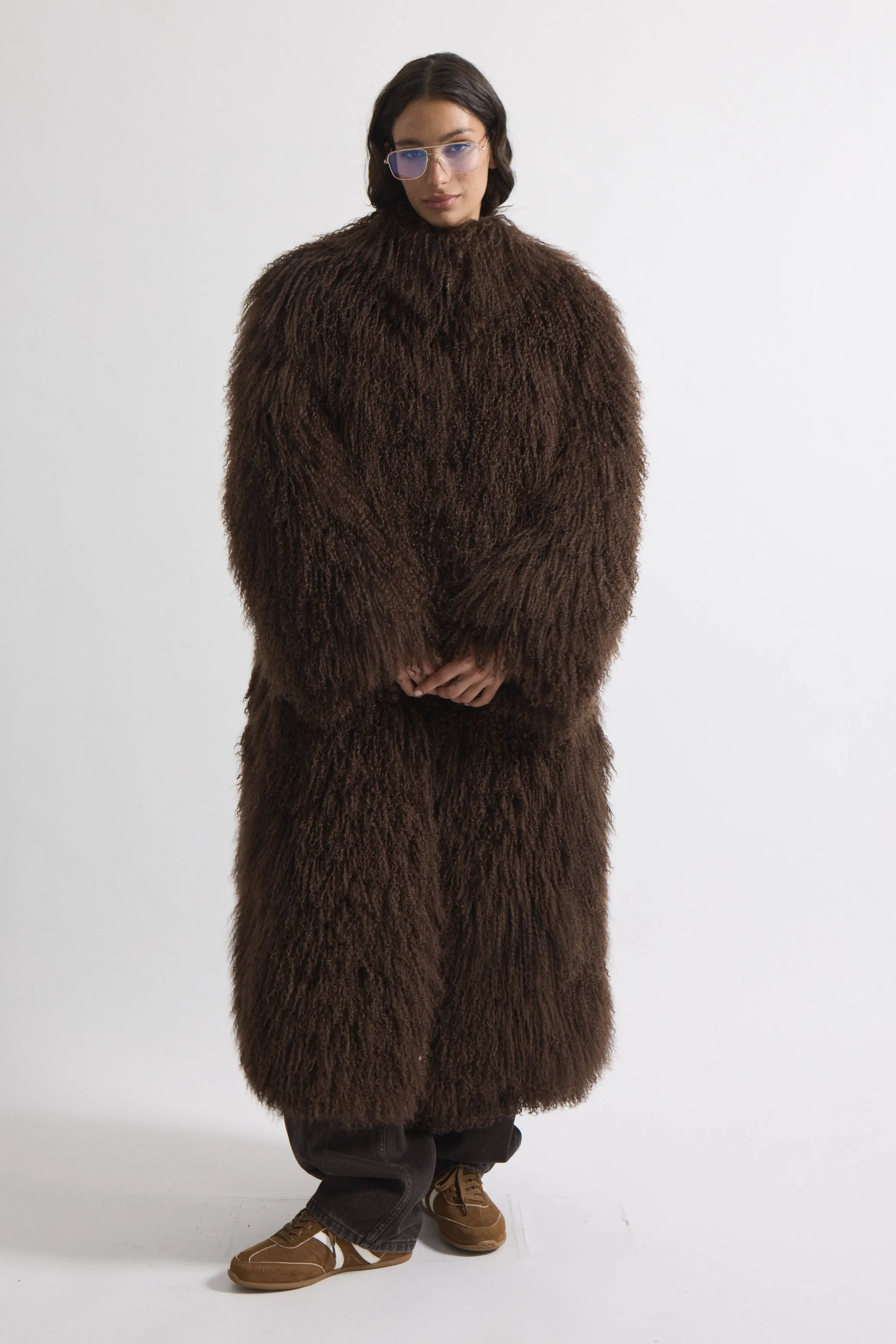 Faye Shearling Coat sold by DUCIE