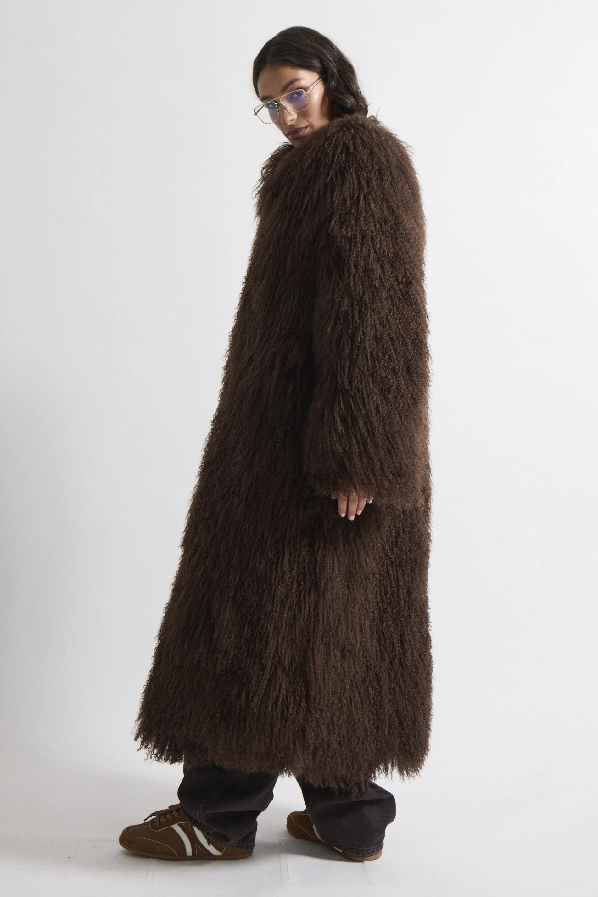 Faye Shearling Coat sold by DUCIE product image thumbnail 4