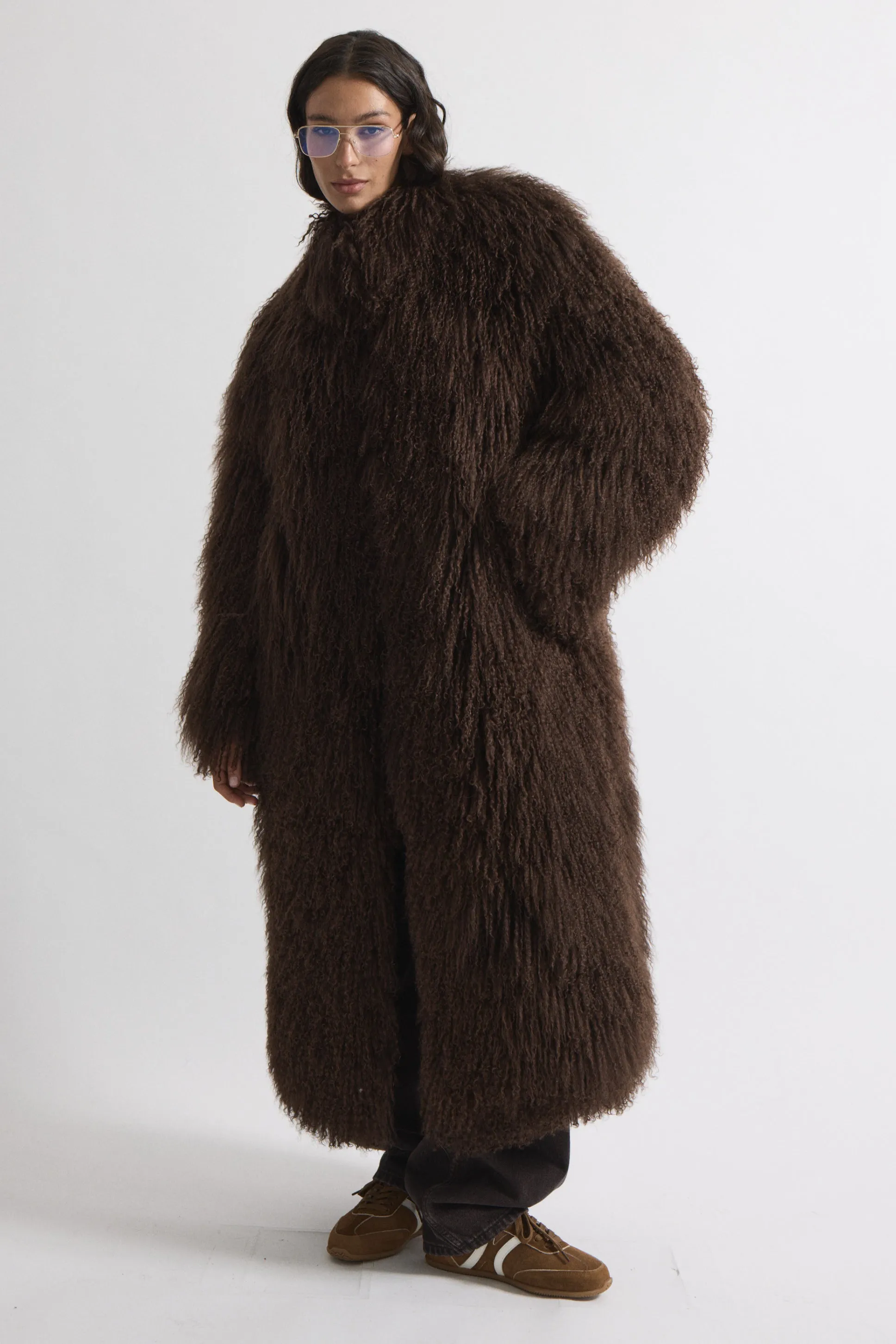 Faye Shearling Coat sold by DUCIE product image thumbnail 3