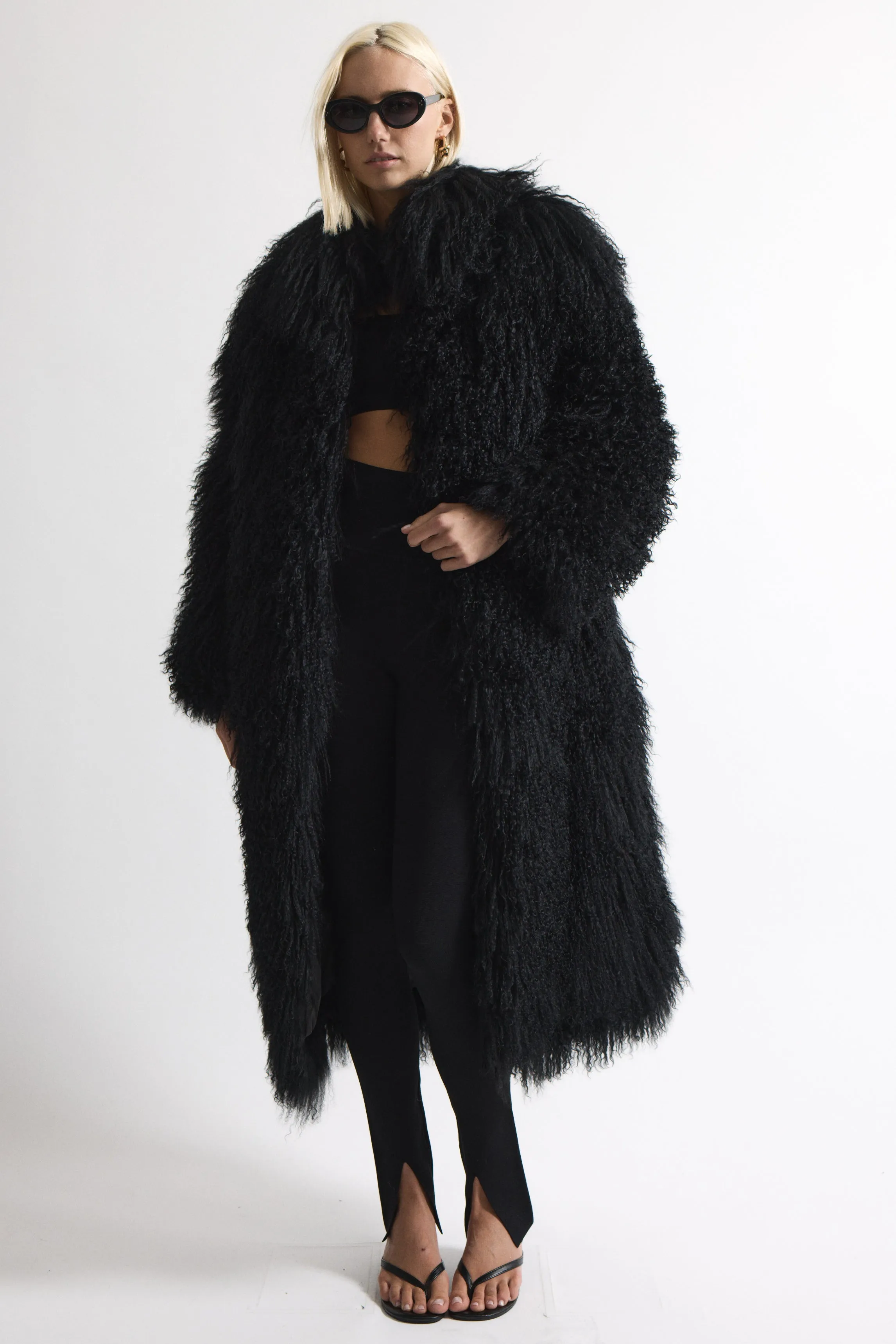 Faye Shearling Coat sold by DUCIE product image thumbnail 2