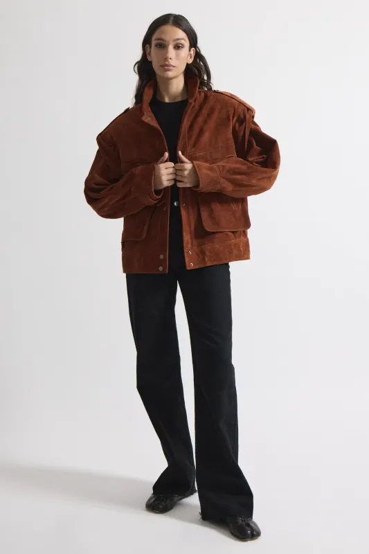 Frida Suede Jacket sold by DUCIE