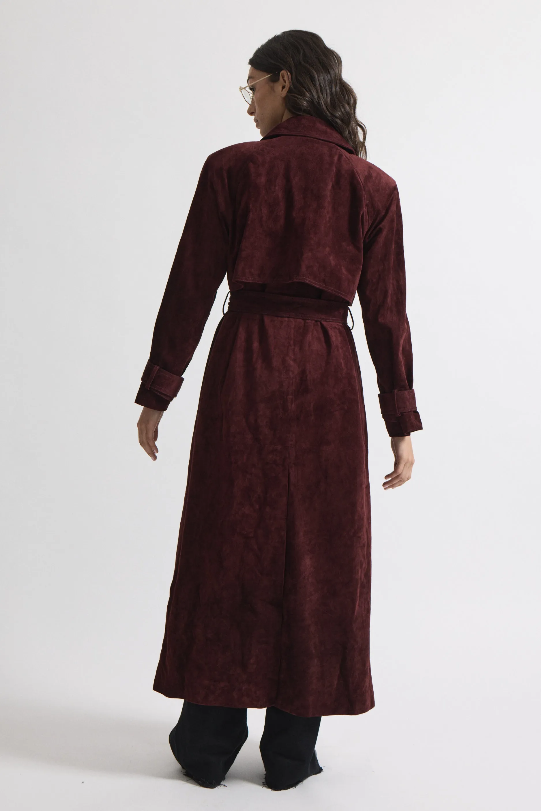 Corrin Suede Trench sold by DUCIE product image thumbnail 4
