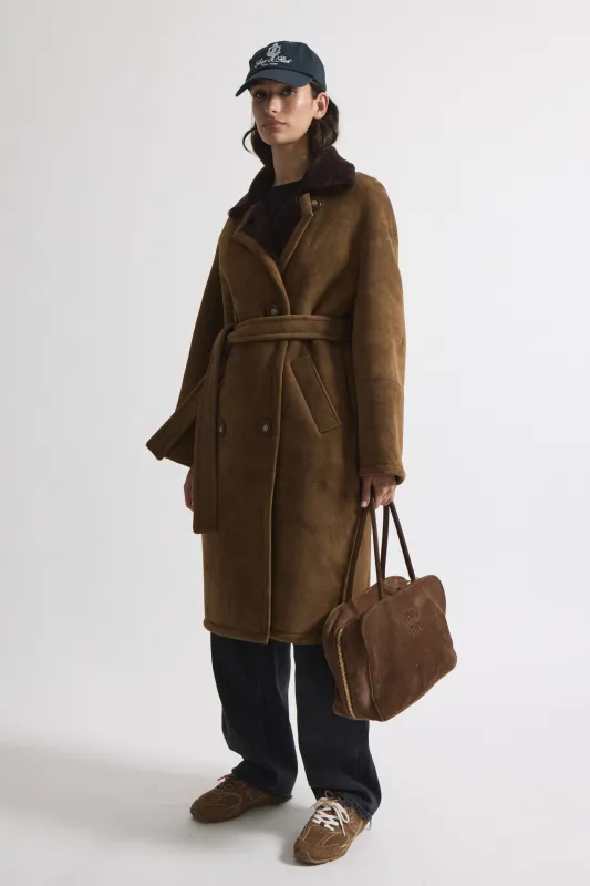 Mara Shearling Coat sold by DUCIE
