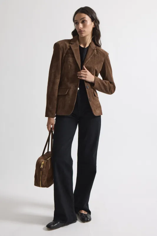 Riley Suede Blazer sold by DUCIE