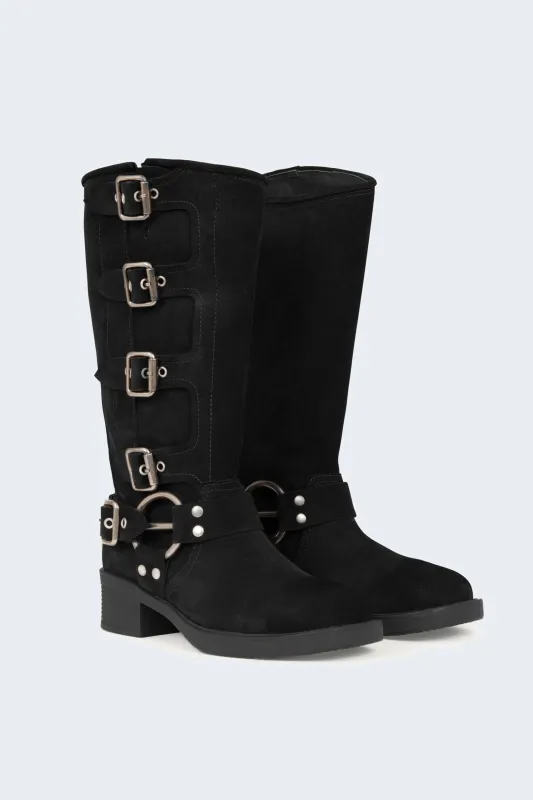 Billie Suede Boots sold by DUCIE