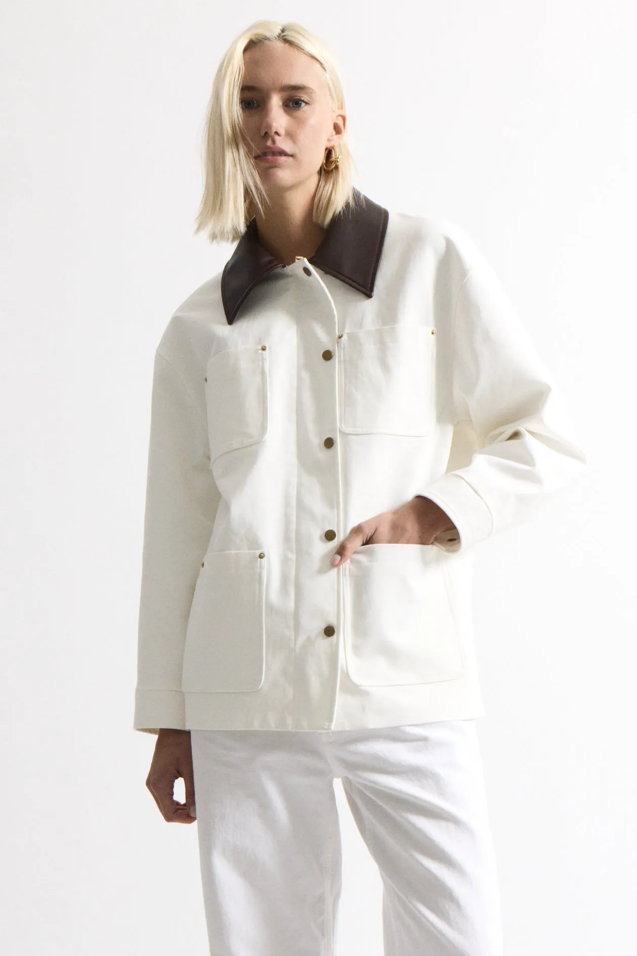 Stella Canvas Jacket sold by DUCIE product image thumbnail 2