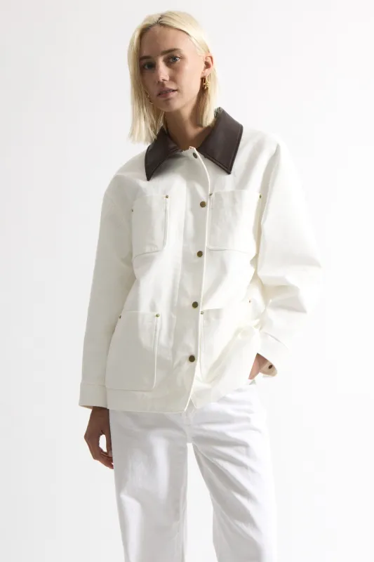 Stella Canvas Jacket sold by DUCIE