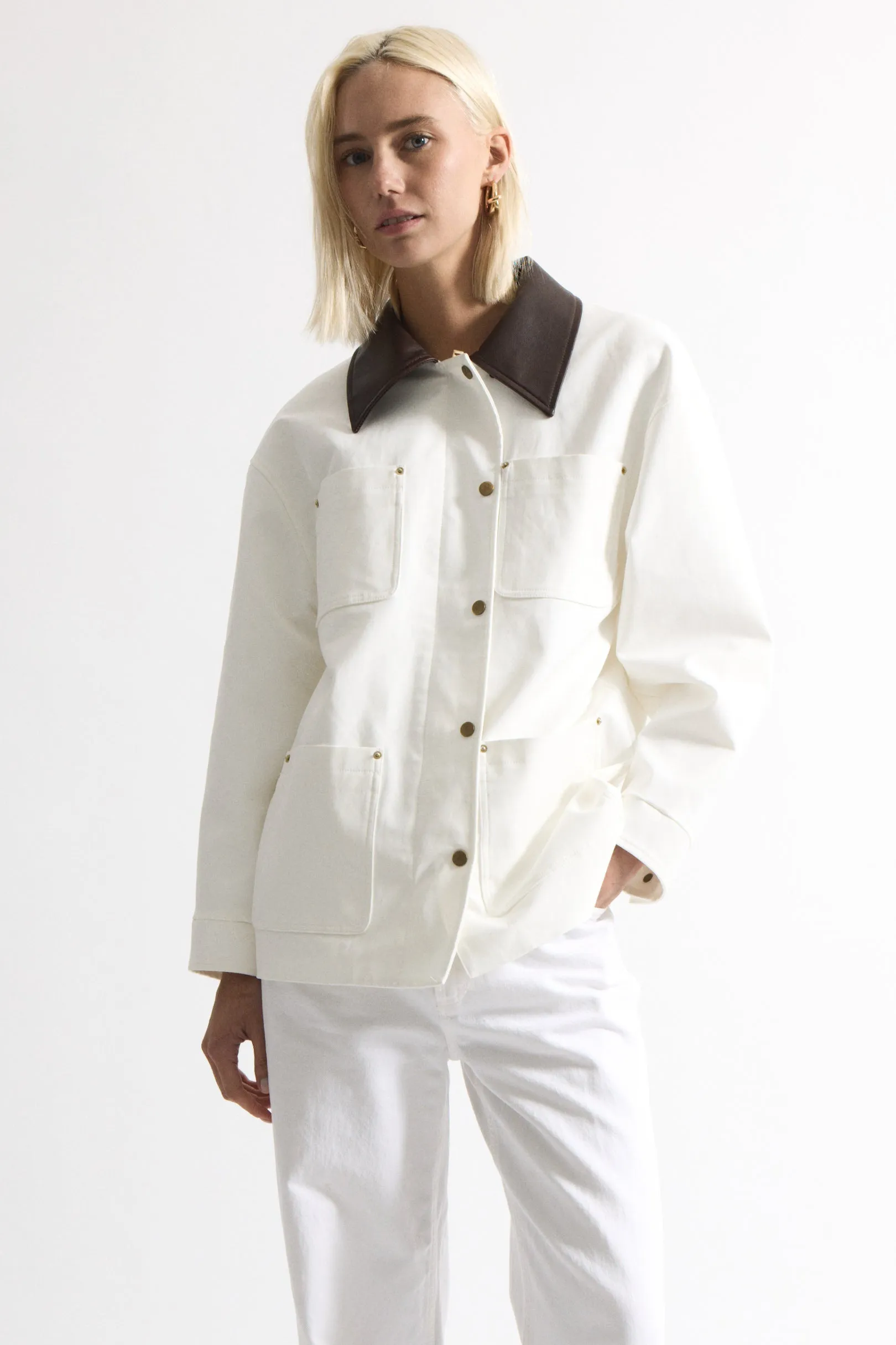 Stella Canvas Jacket sold by DUCIE