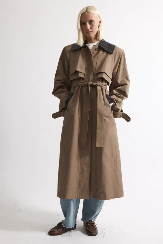 Juliet Canvas Trench sold by DUCIE