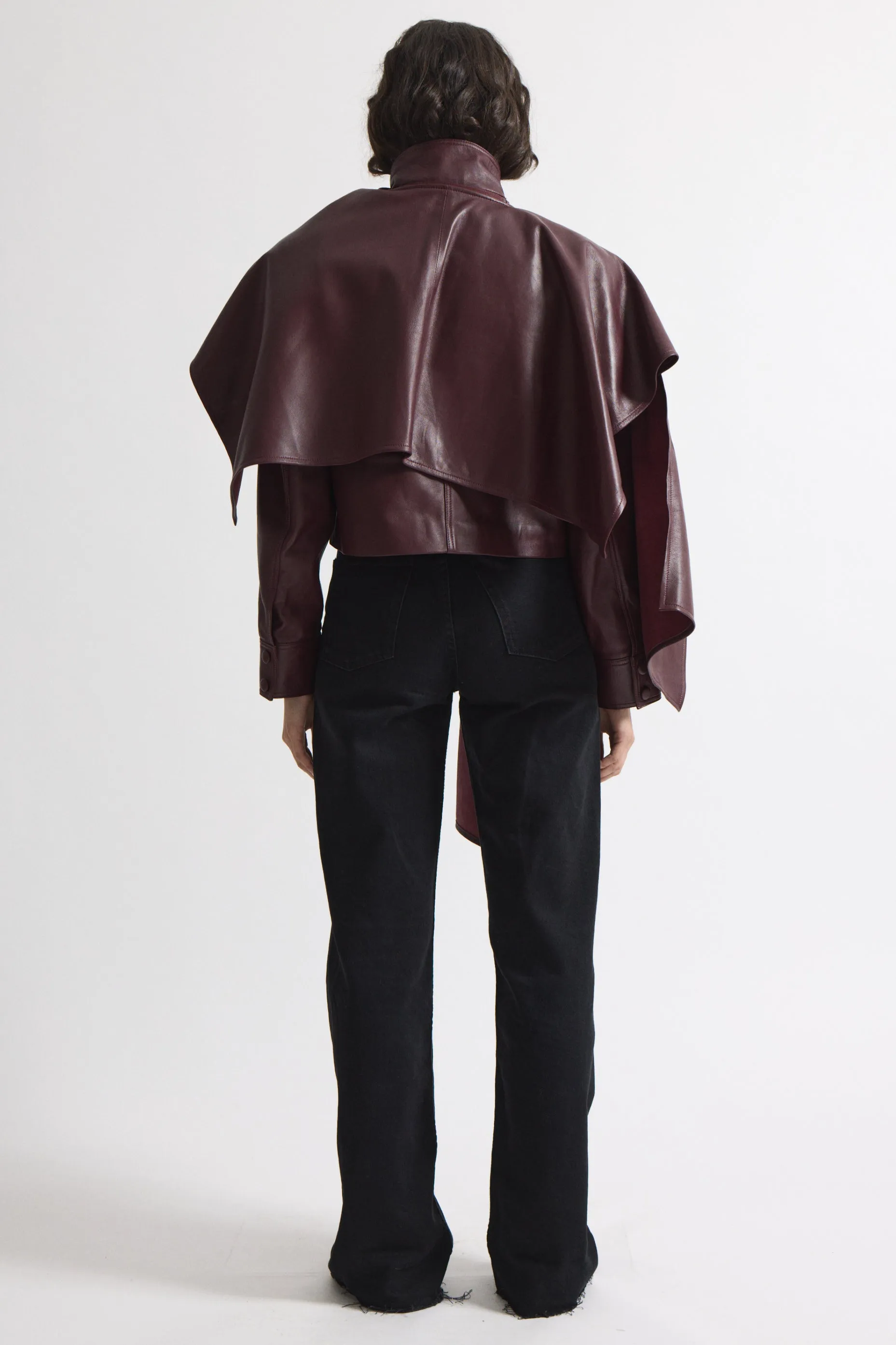 Naomi Leather Jacket sold by DUCIE product image thumbnail 4