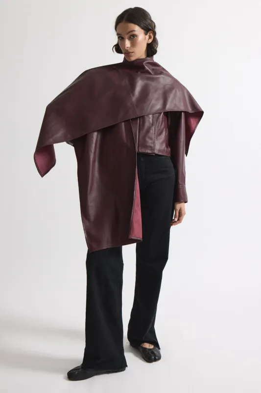 Naomi Leather Jacket sold by DUCIE