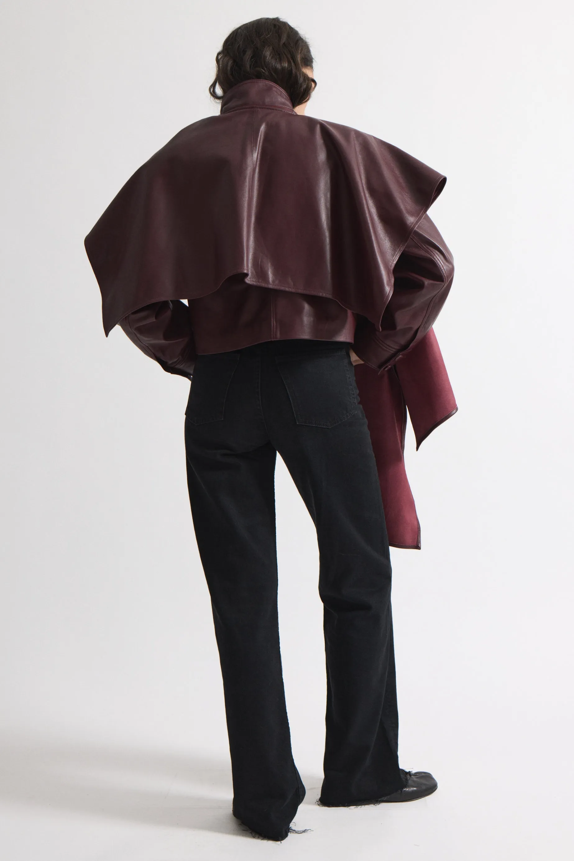 Naomi Leather Jacket sold by DUCIE product image thumbnail 5