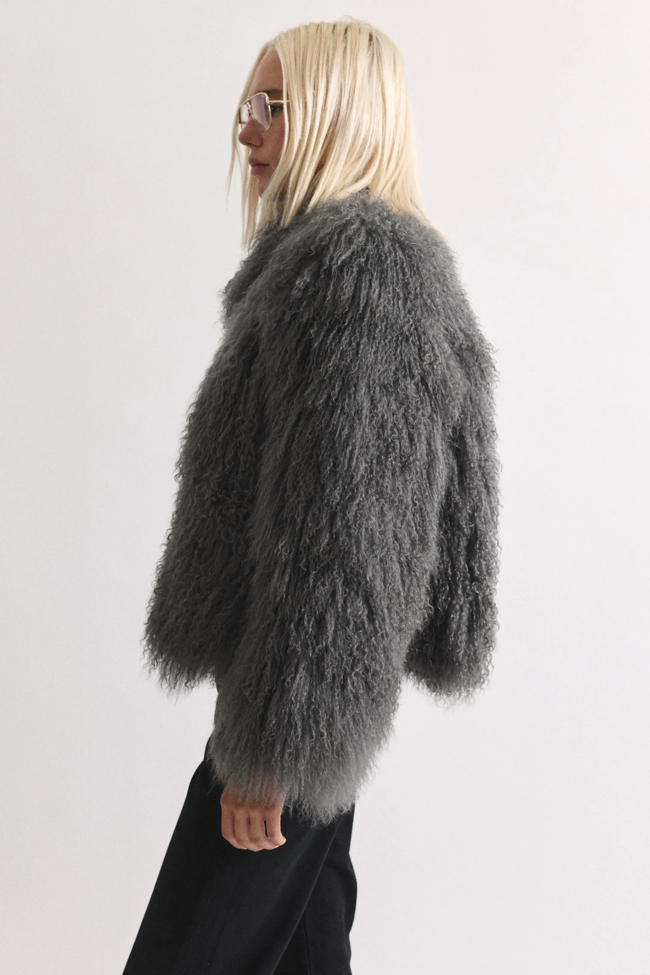 Rochelle Shearling Jacket sold by DUCIE product image thumbnail 4