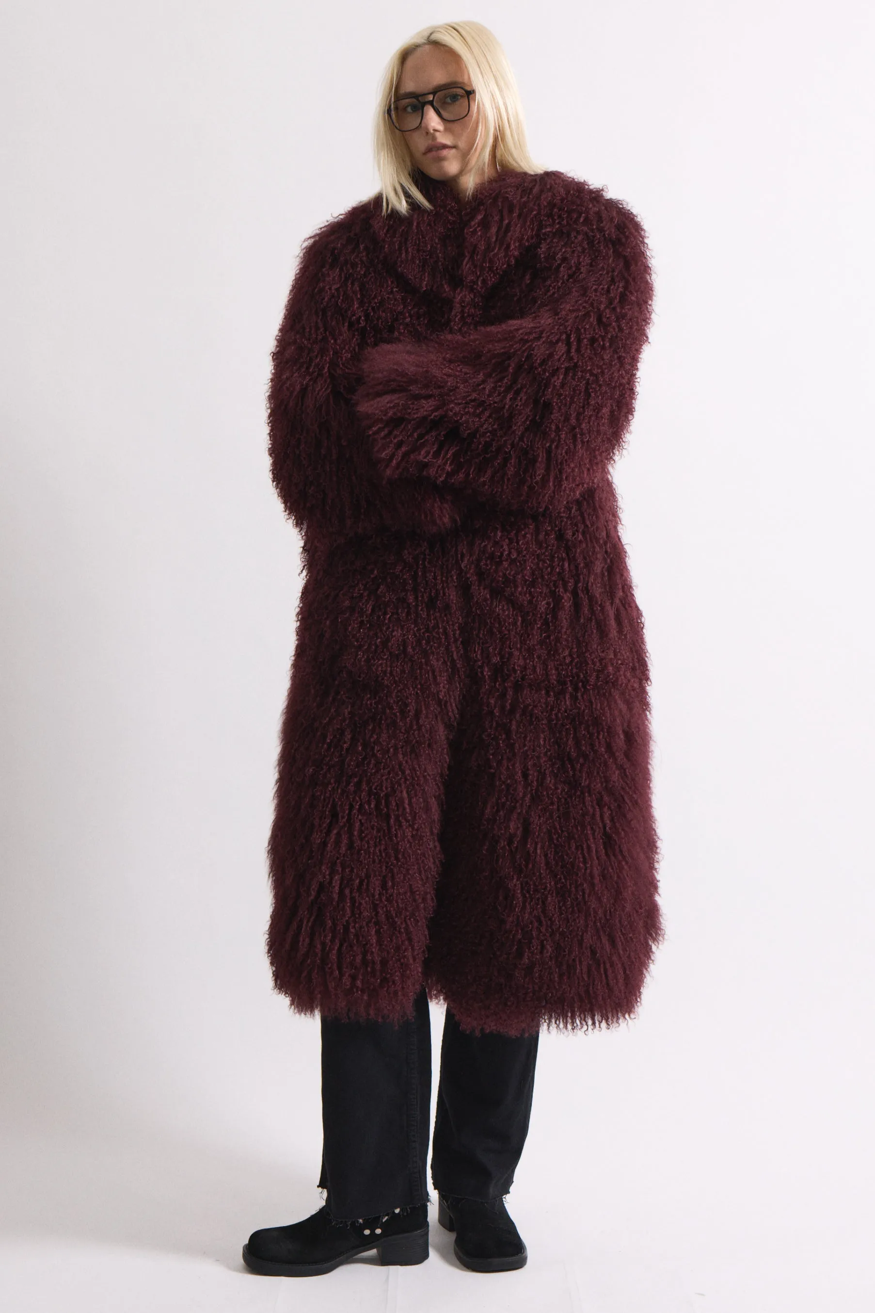 Faye Shearling Coat sold by DUCIE product image thumbnail 4