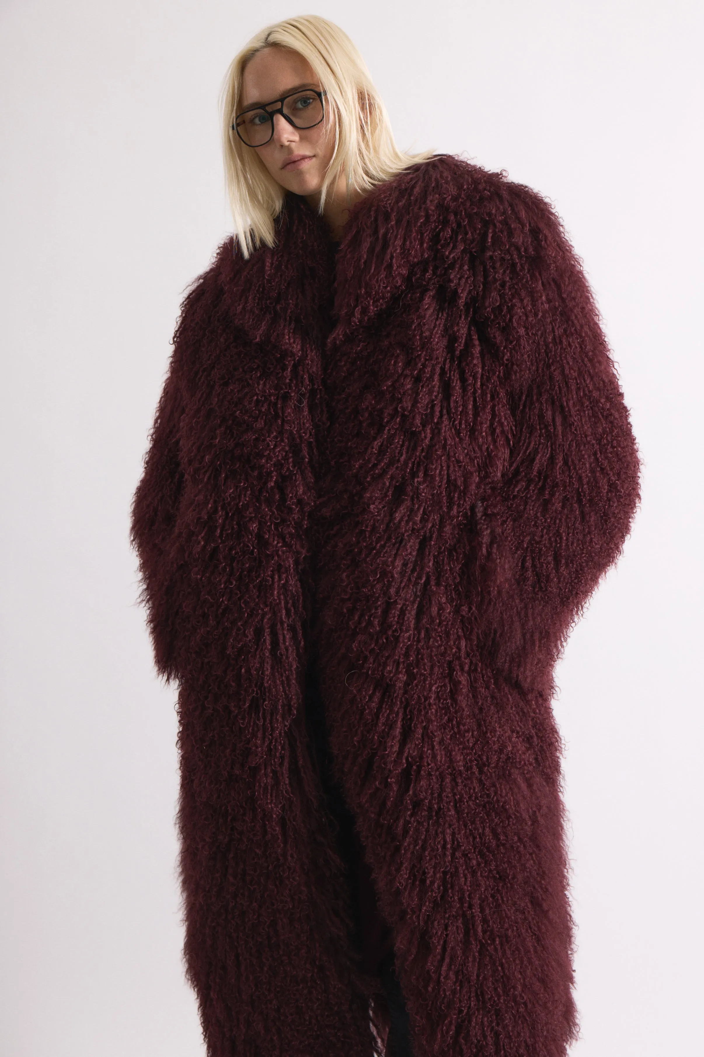 Faye Shearling Coat sold by DUCIE product image thumbnail 5