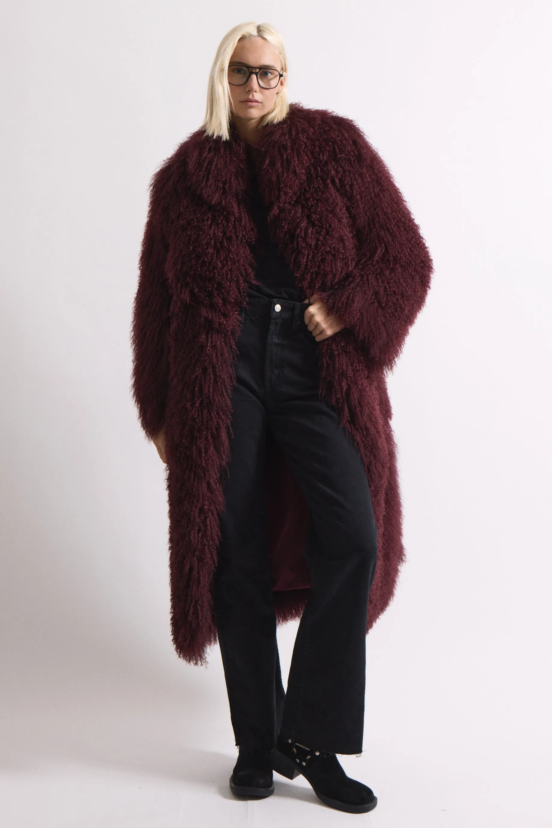 Faye Shearling Coat sold by DUCIE