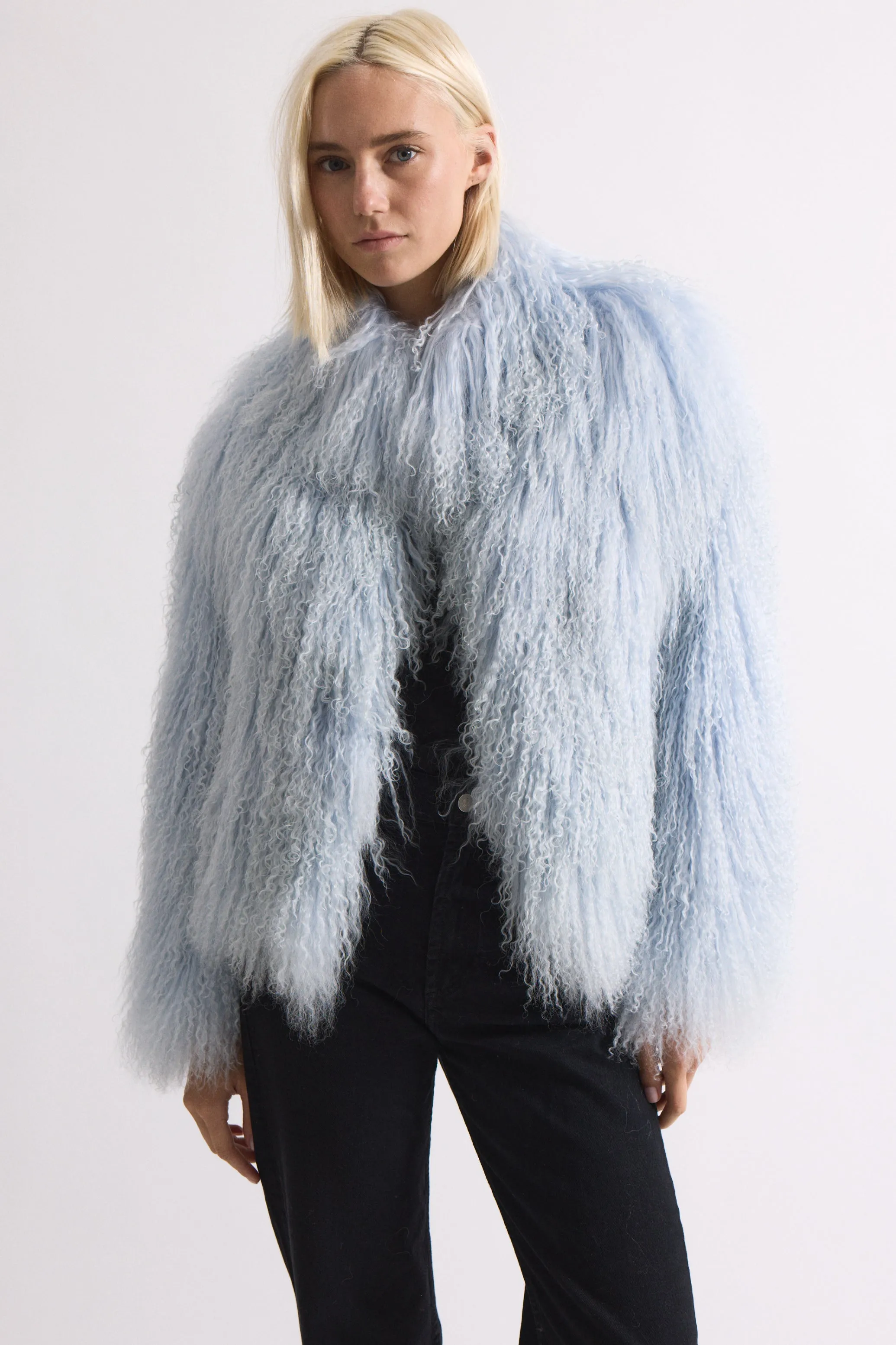 Rochelle Shearling Jacket sold by DUCIE