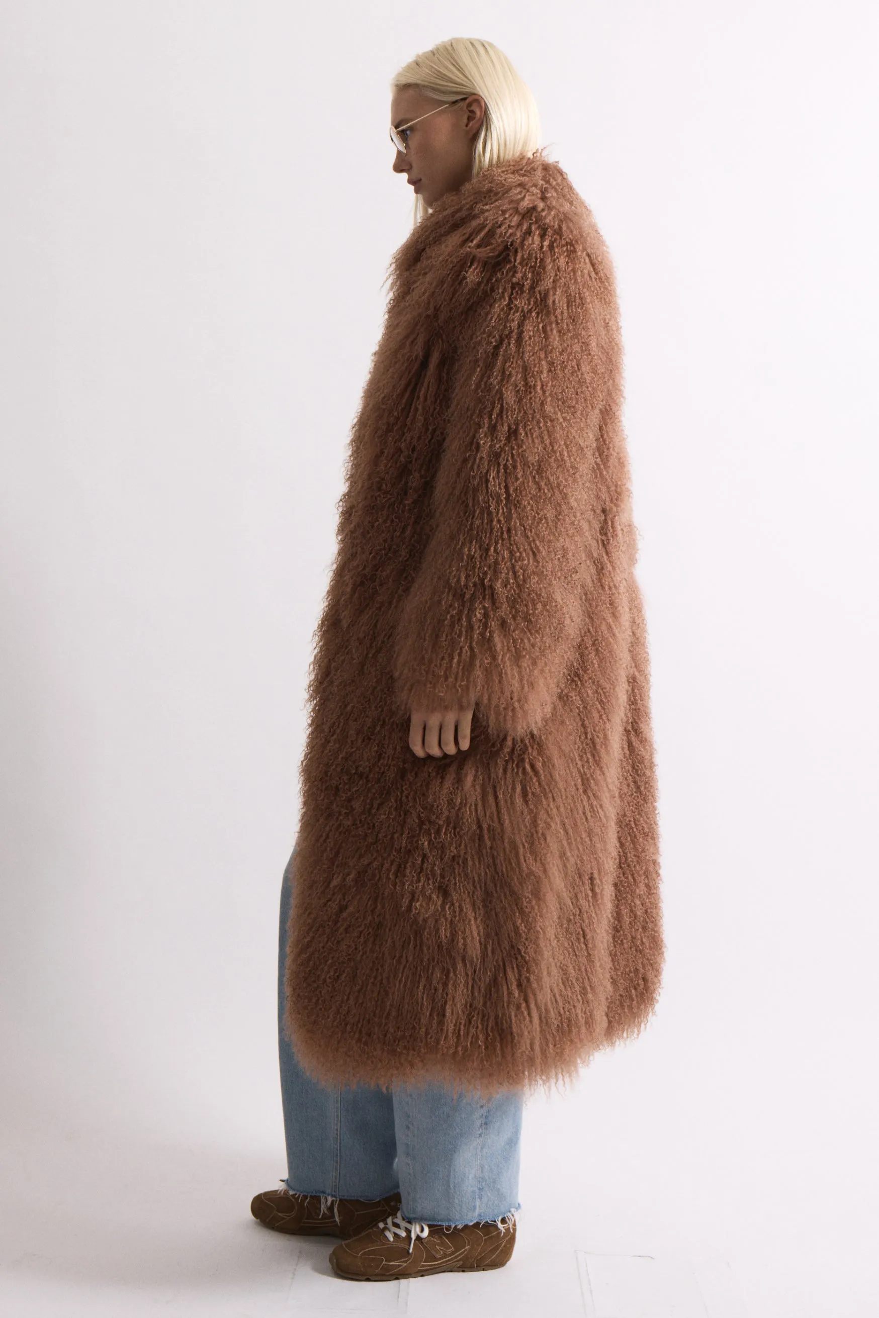 Faye Shearling Coat sold by DUCIE product image thumbnail 3