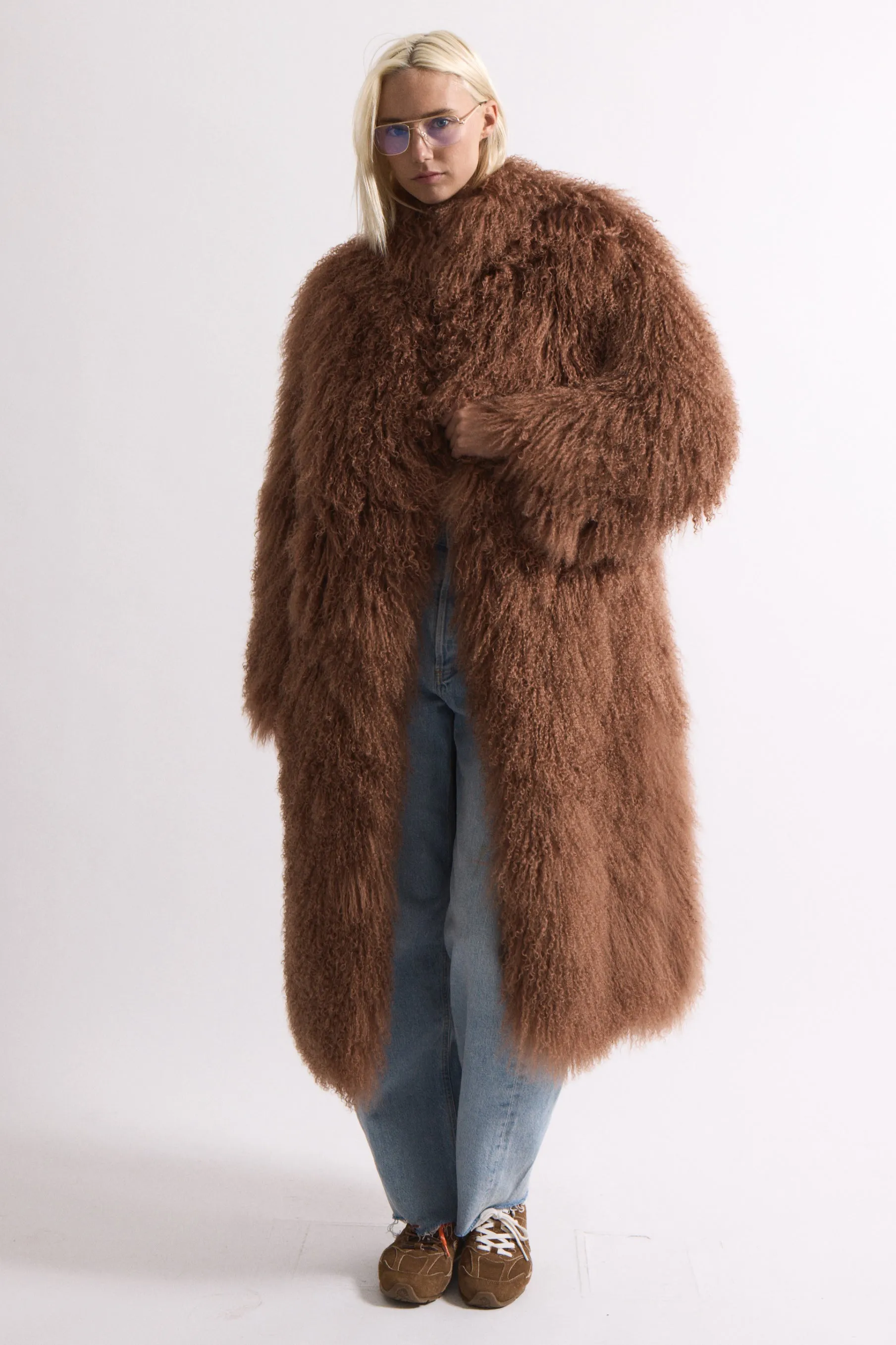 Faye Shearling Coat sold by DUCIE