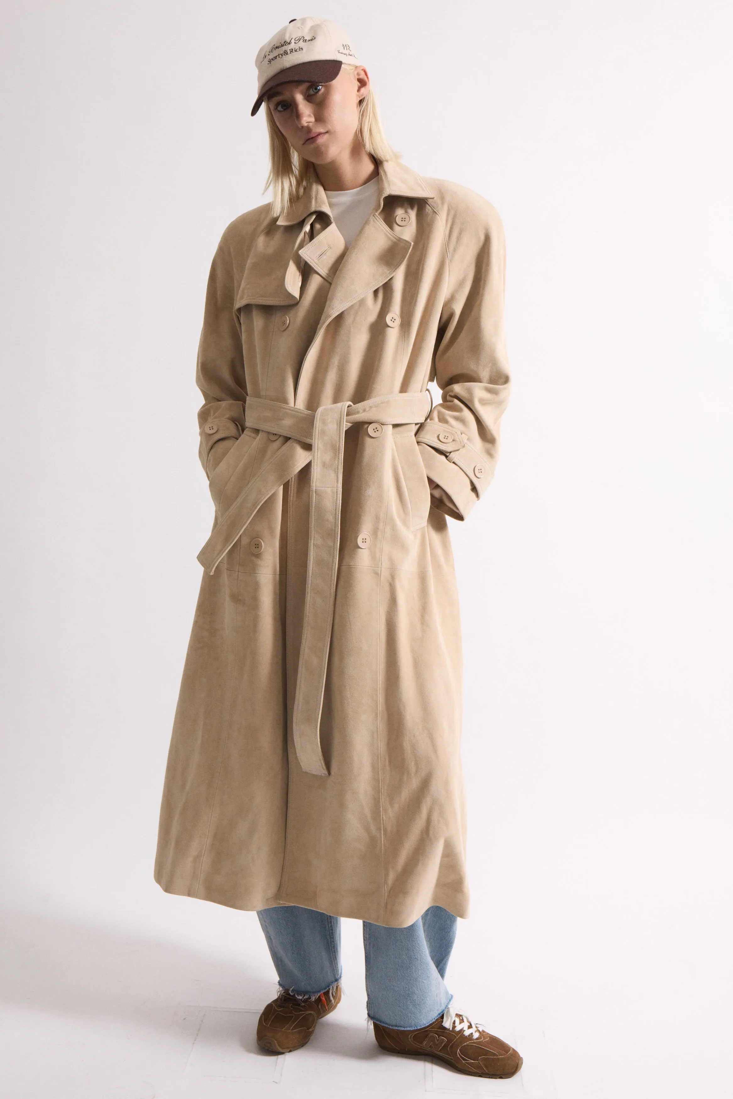 Corrin Suede Trench sold by DUCIE product image thumbnail 5