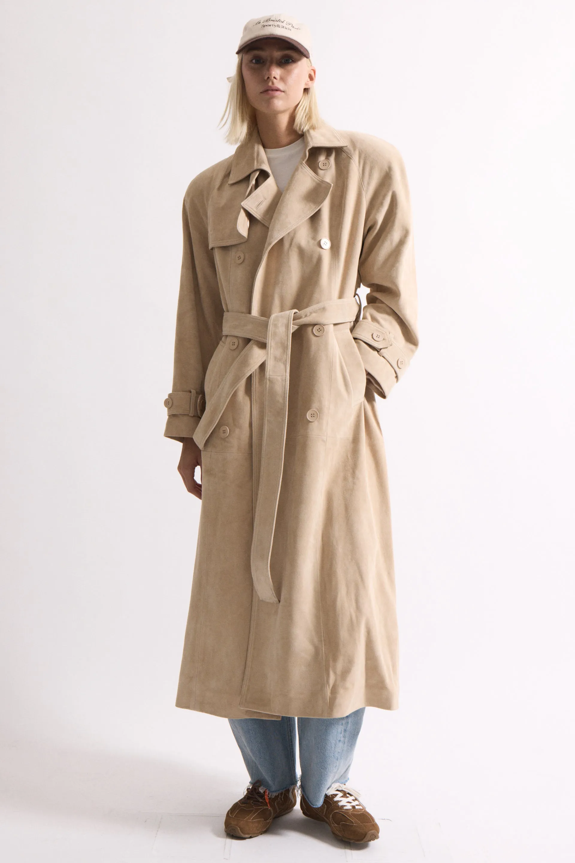 Corrin Suede Trench sold by DUCIE product image thumbnail 2