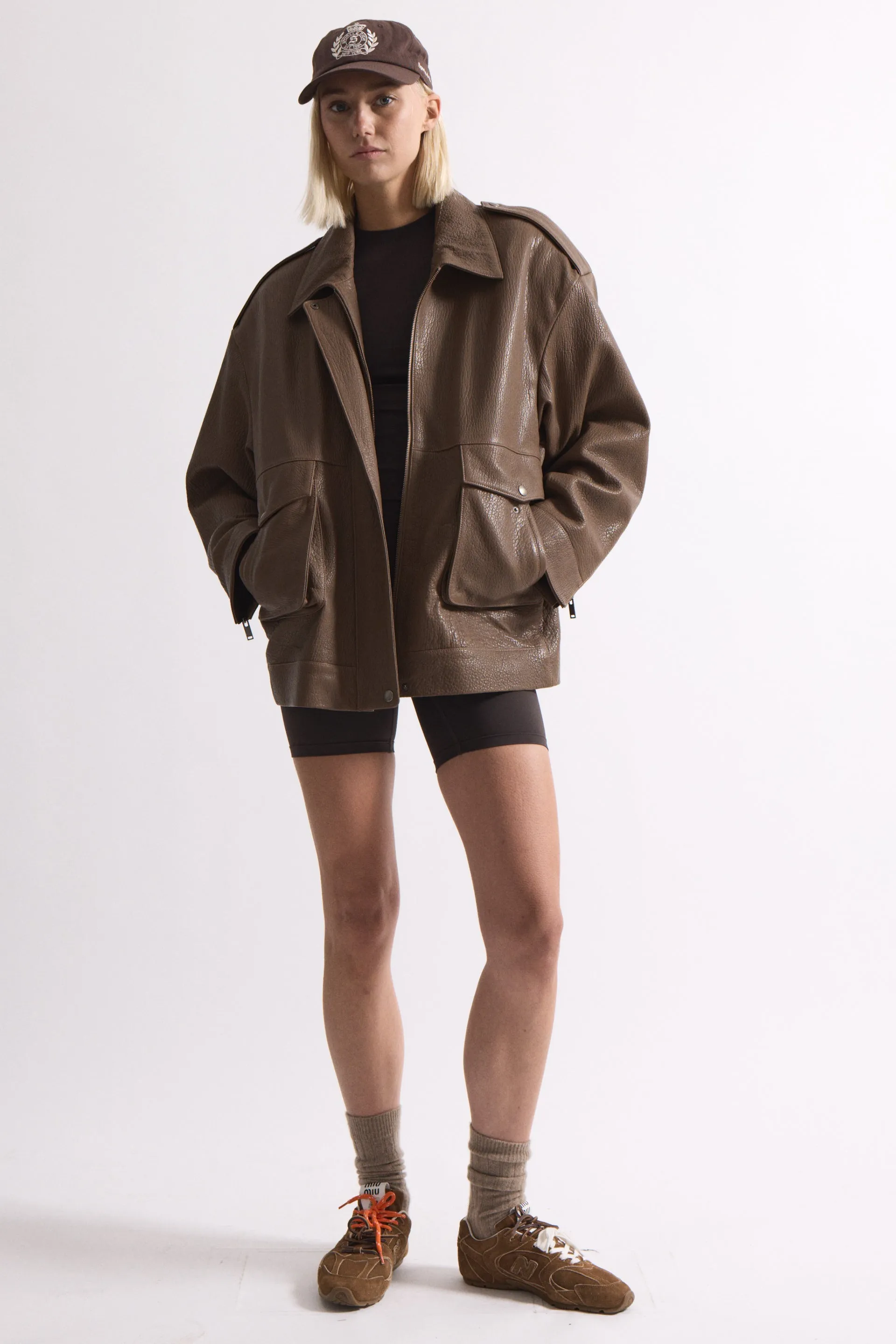 Opal Leather Jacket sold by DUCIE